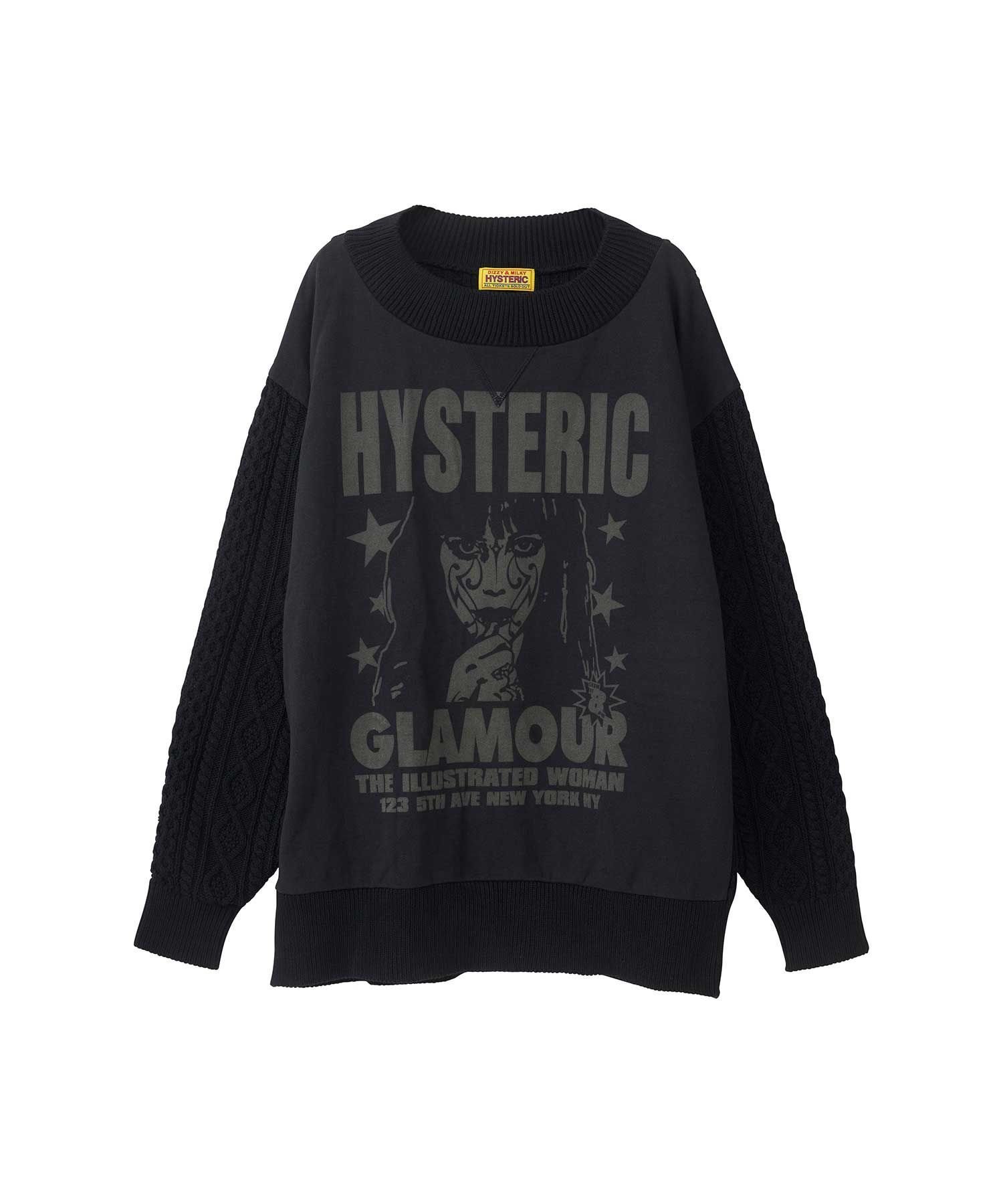 楽天市場】HYSTERIC GLAMOUR THE BAD GIRLS編込 セーター