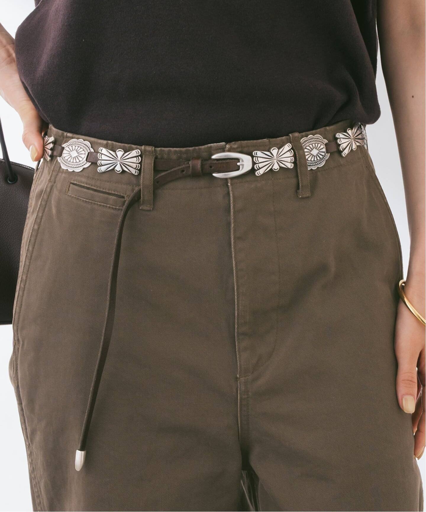 楽天市場】PUNTOVITA プントヴィータ ベルト レザーベルト コンチョ