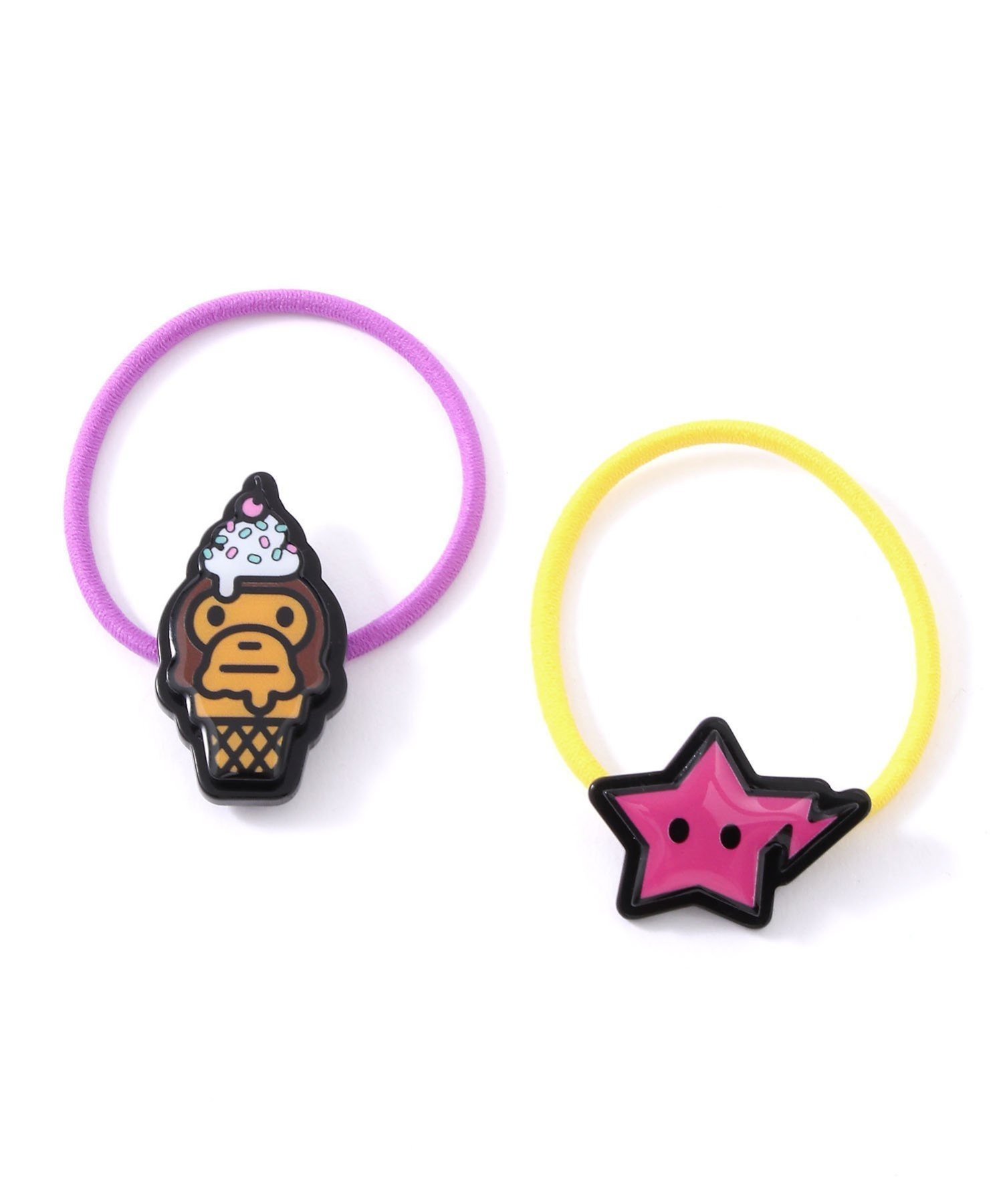 【レア】新品未使用　A BATHING APE　マイロ　ヘアゴム　6点セット A BATHING APE（アベイシングエイプ）の「BABY MILO PLUSH DOLL