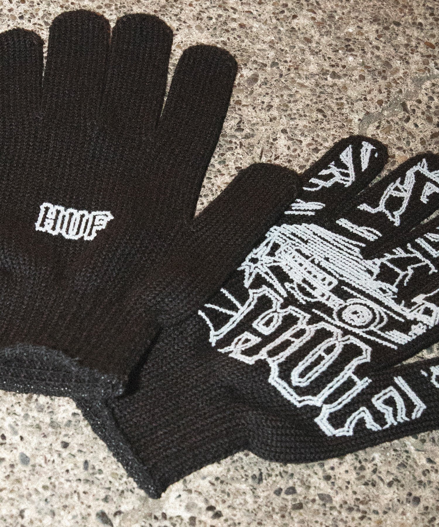 未使用　ステューシー ワークグローブ　手袋 ステューシーから、ブラックラバーの滑り止めで武装したワーク