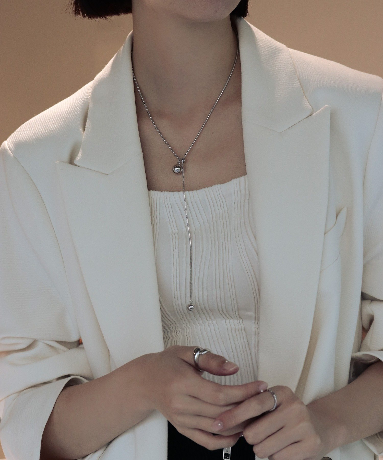 楽天市場】K10 ミラーボール とばし ネックレス／ノワール ド プーペ