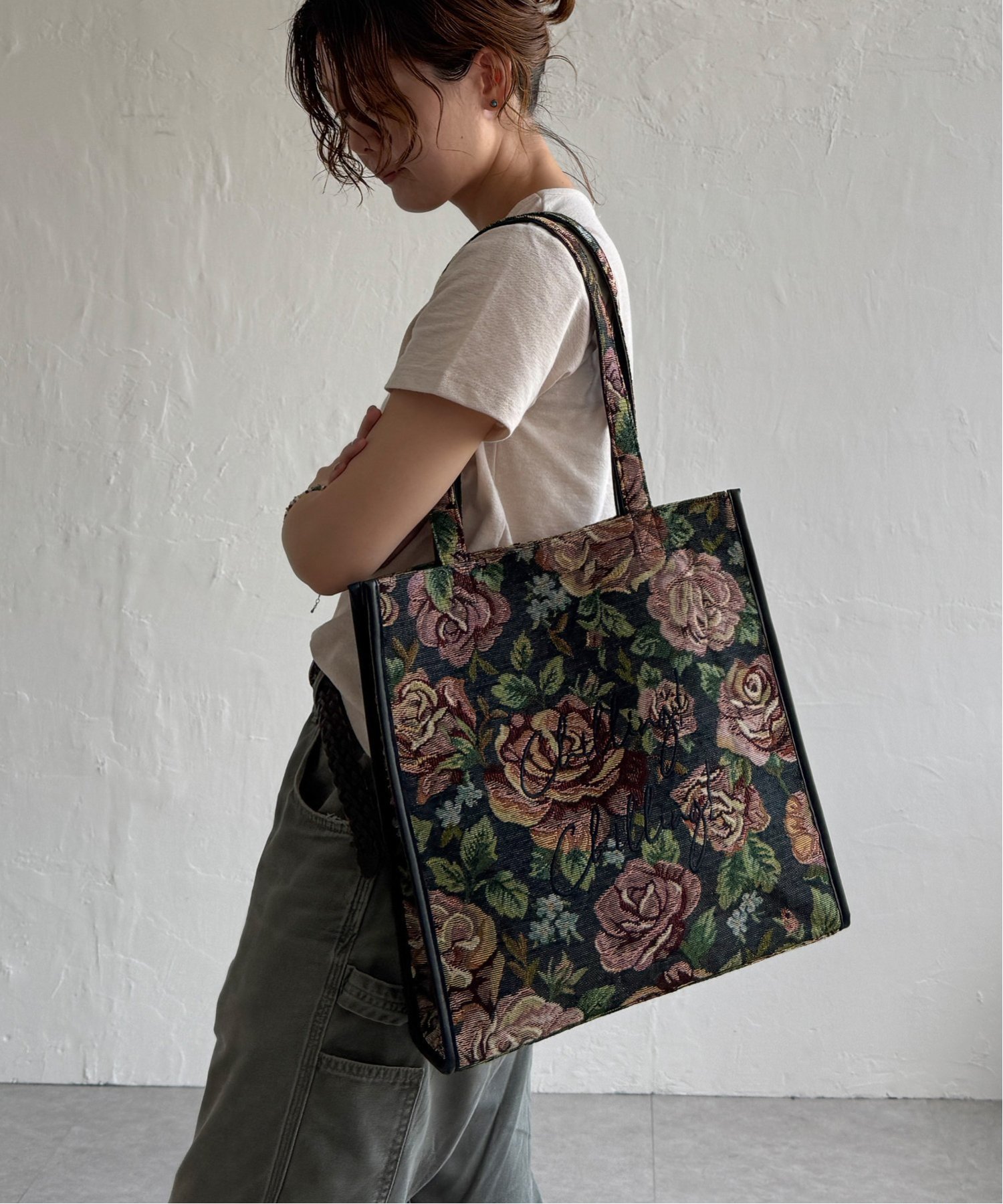 wtw トートバッグ ベージュ ネイビー WTW TOTE（ダブルティー トートバッグ）｜【公式】WTW通販