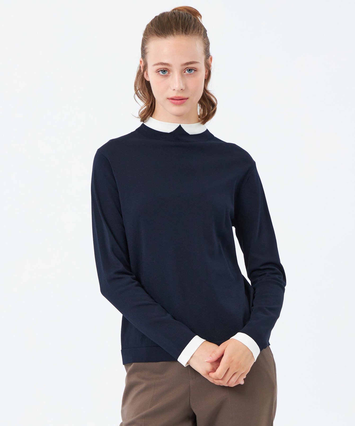楽天市場】【SALE／43%OFF】【25年秋冬モデル】Cleric Collar Knit