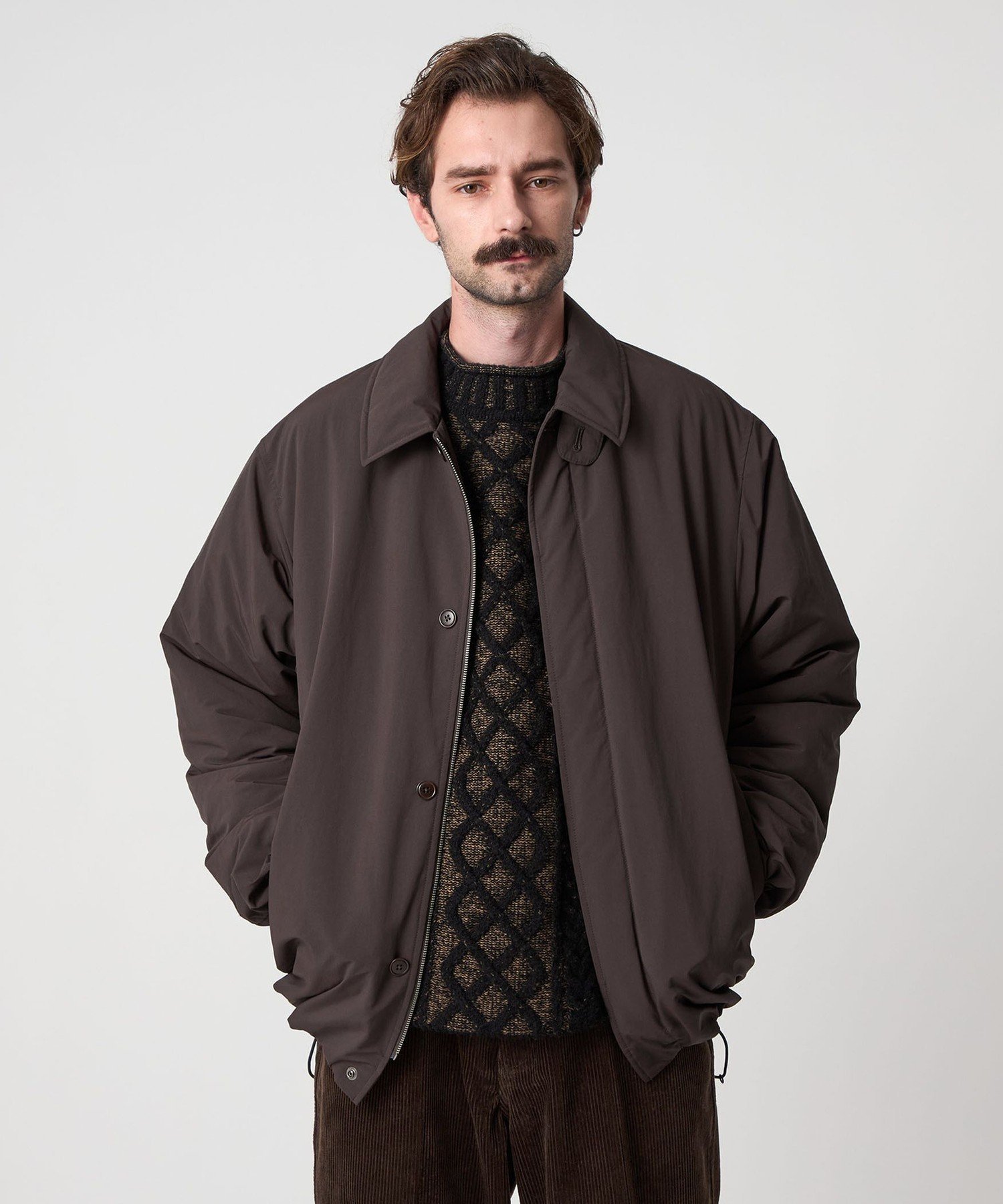 SALE 60 OFF Steven Alan ダルマ ジャケット Steven Alan ユナイテッドアローズ アウトレット ジャケット・アウター ブルゾン・ジャンパー ブラック ブラウン ホワイト RBA E 送料無料 Rakuten Fashion UNITED ARROWS LTD OUTLET Steven