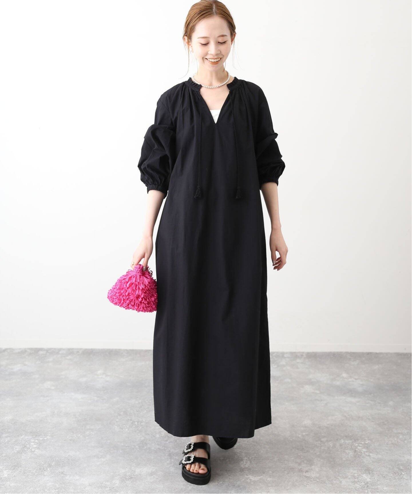 SALE／30%OFF】SLOBE IENA 【Pondichery/ポンディシェリ】スキッパー