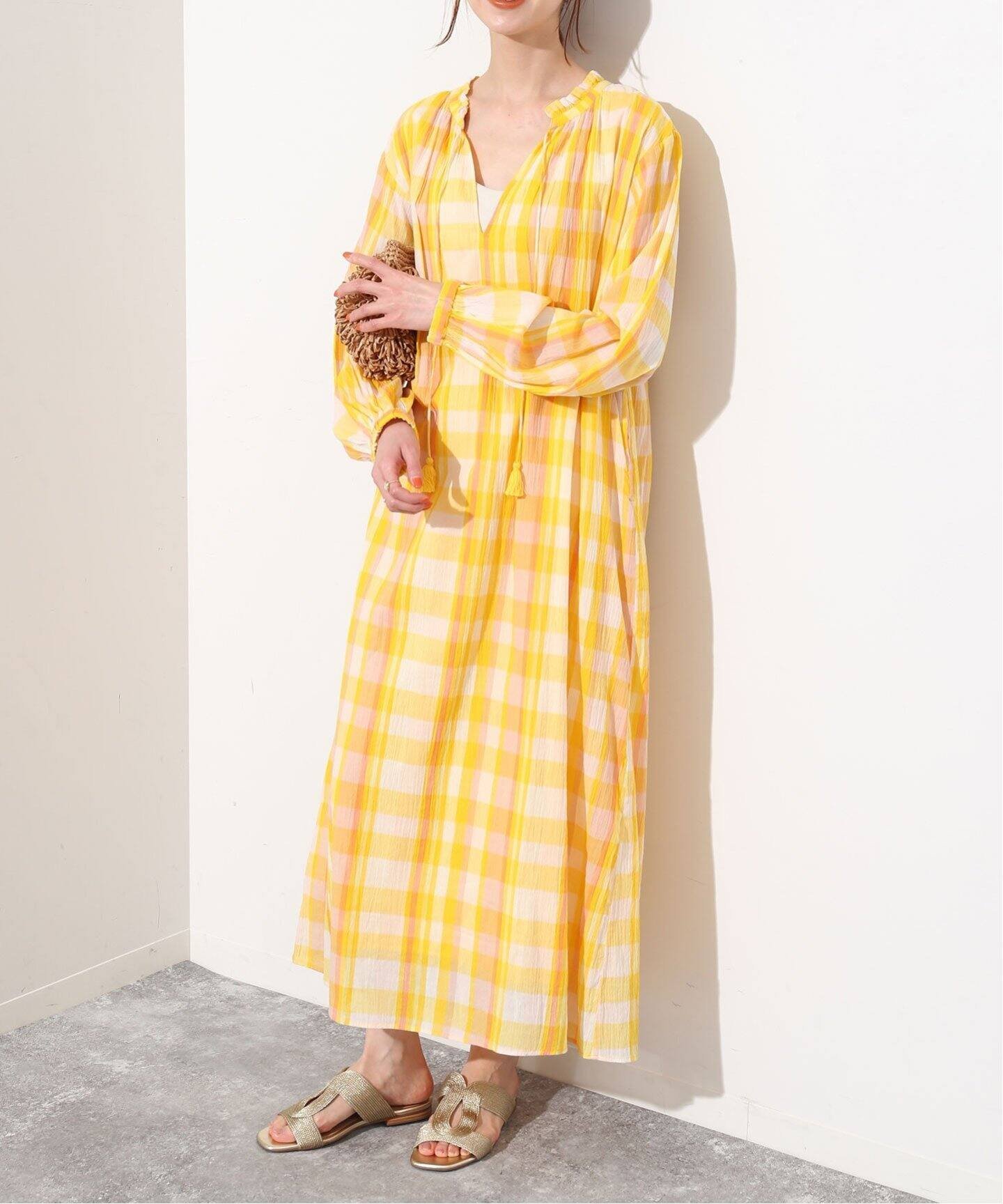 SALE／30%OFF】SLOBE IENA 【Pondichery/ポンディシェリ】スキッパー