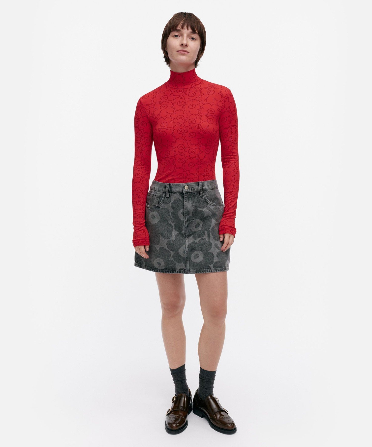 楽天市場】marimekko MARIMEKKO マリメッコ スカート ロング プリーツ