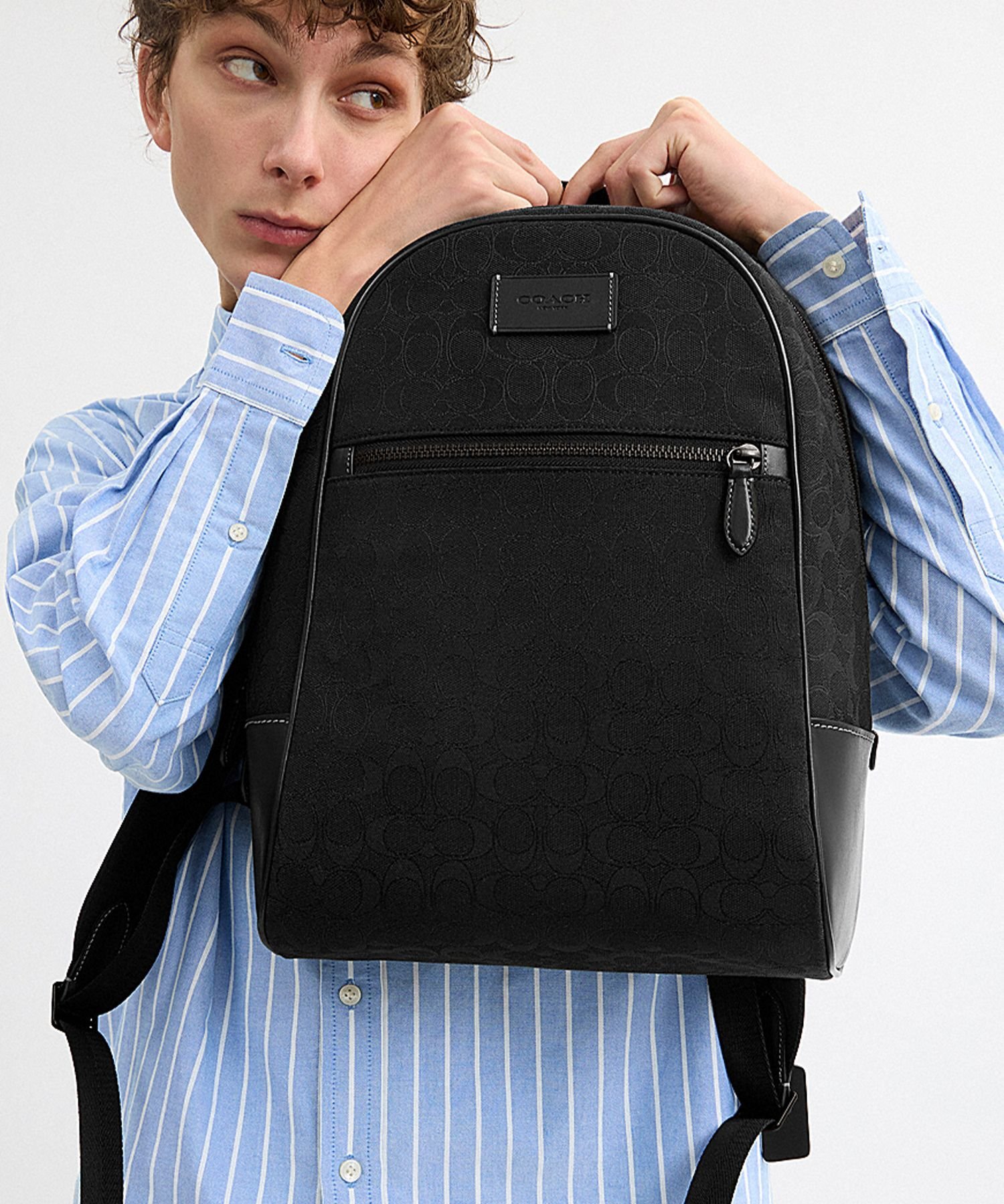 COACH ブラック バックパック　リュック チャーター バックパック（バックパック/リュック）｜COACH