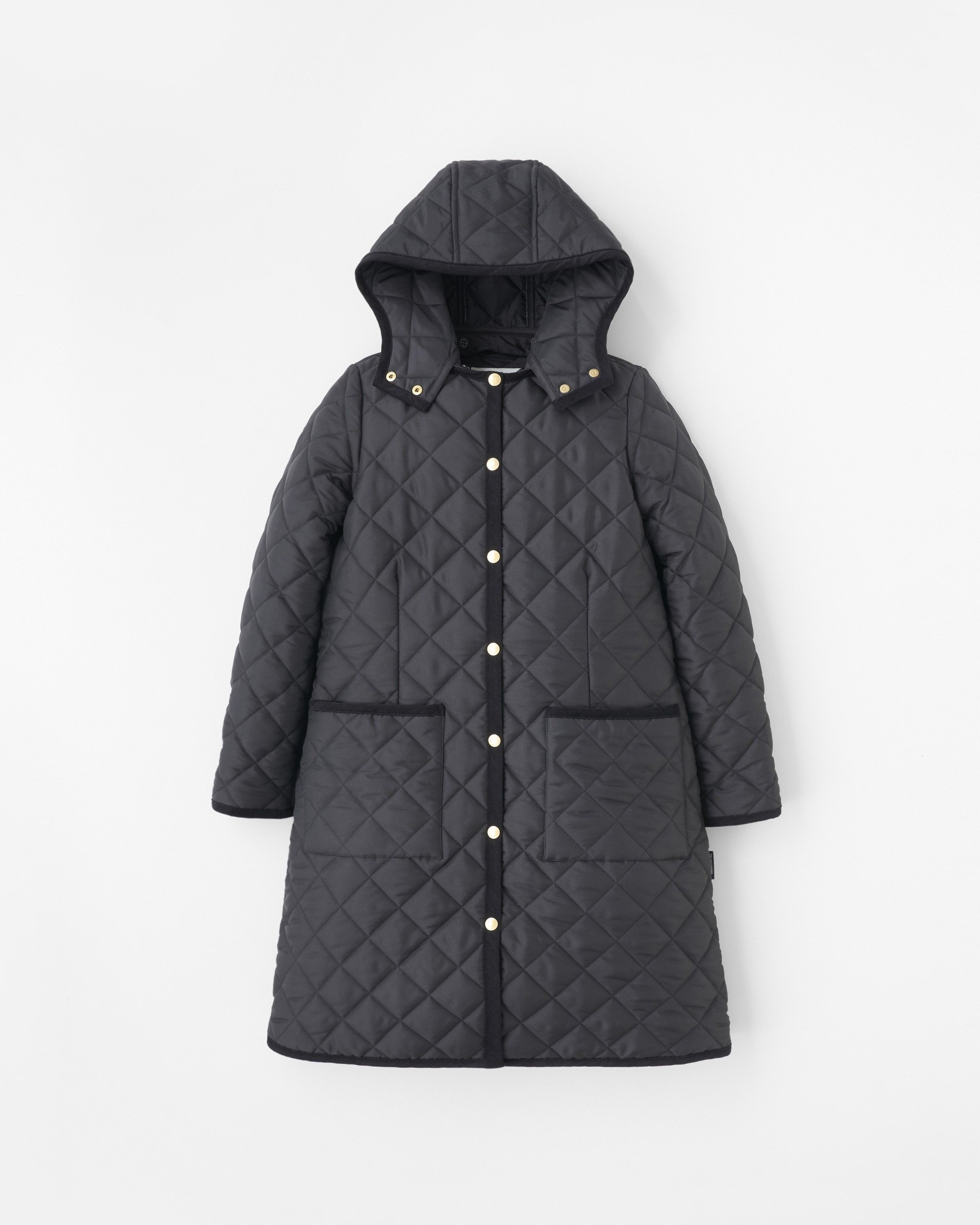ARKLEY LONG traditional weatherwear38黒 ARKLEY A-LINE MIDDLE アークリー Aライン ミドル｜ブラック