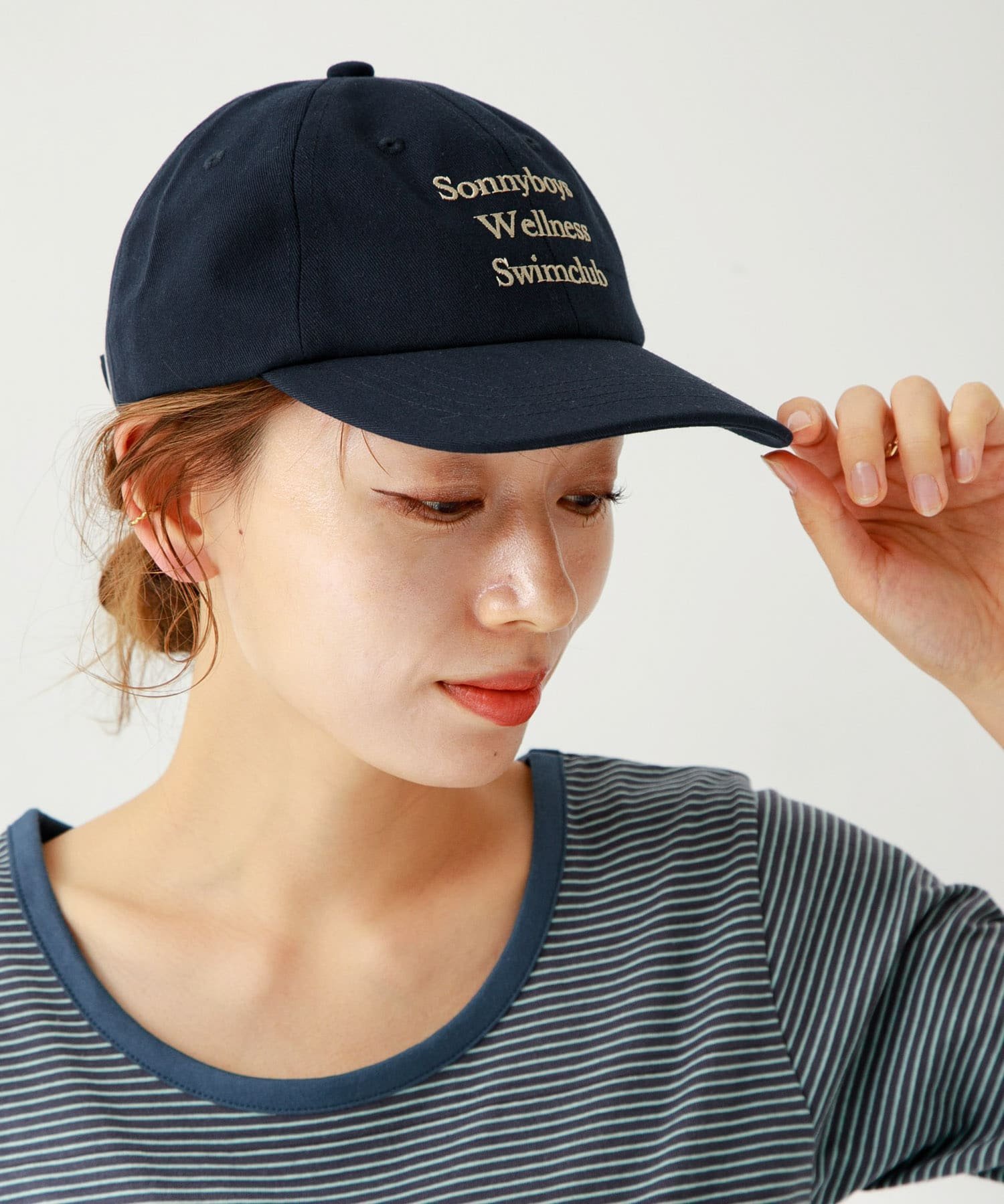 Sonny Label Sonnyboys logo cap サニーレーベル 帽子 キャップ ネイビー ホワイト グリーン画像