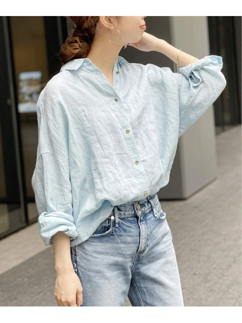 SALE／50%OFF】Spick and Span リネンビッグシャツ2◇ スピックアンド 
