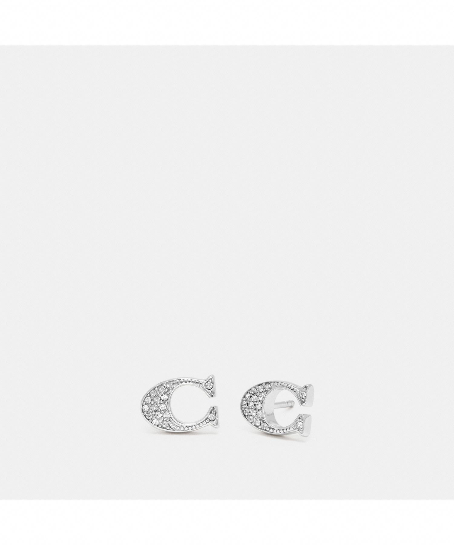 楽天市場】Coach コーチ Signature C Earrings 37369816 ピアス