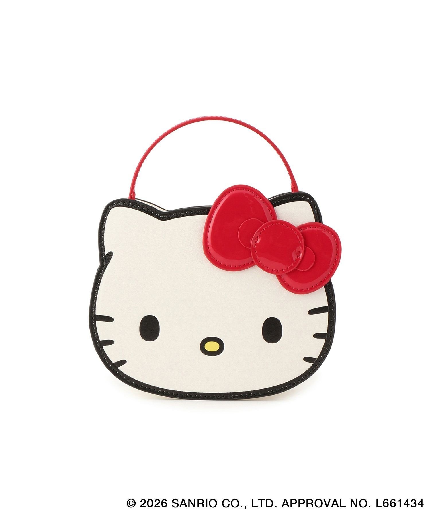 ROPE' PICNIC PASSAGE 【ROPE' PICNIC*ハローキティ】2WAYストラップ付きミニショルダーバッグ ロペピクニック バッグ ショルダーバッグ ブラック レッド【送料無料】画像