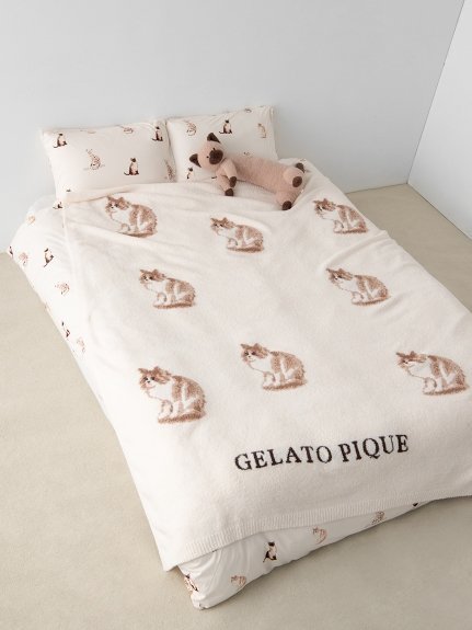 SALE／30%OFF】gelato pique Sleep 【Sleep】CAT&DOGジャガードマルチ 