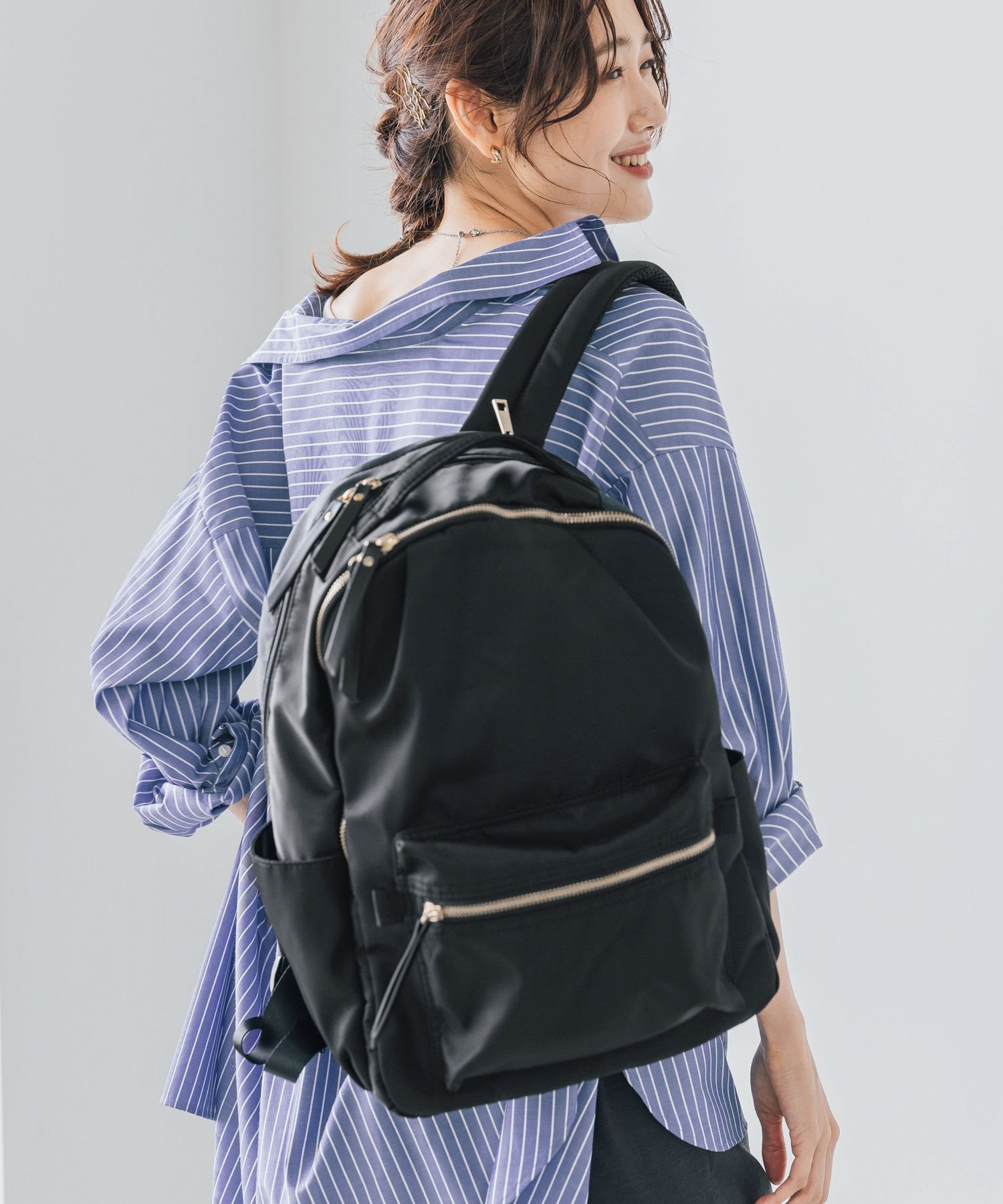 【SALE/70%OFF】GLOBAL WORK 撥水軽量12ポケットリュック/163158 グローバルワーク バッグ リュック・バックパック ベージュ ブラック カーキグリーン ホワイト グレー オレンジ