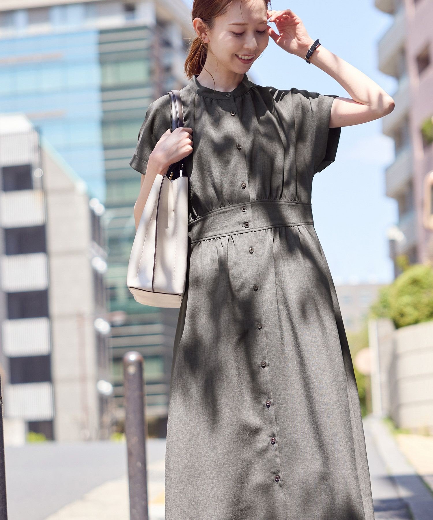 セルフォード CELFORD ビッグカラーワンピース 美品 RECOMMEND ITEM】 ⁡ ◇セーラーカラーニットワンピース ¥24,200