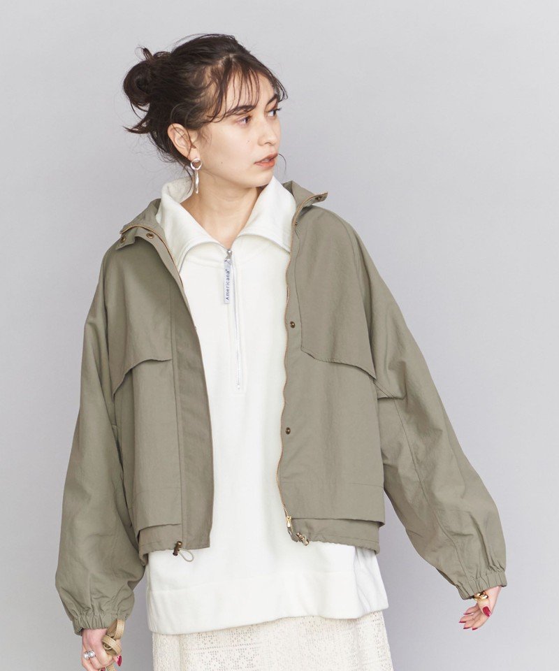 新品 ユナイテッドアローズ ビューティー&ユース ショート丈 ナイロン ブルゾン SALE／80%OFF】BEAUTY & YOUTH UNITED ARROWS BY ナイロンスタンド