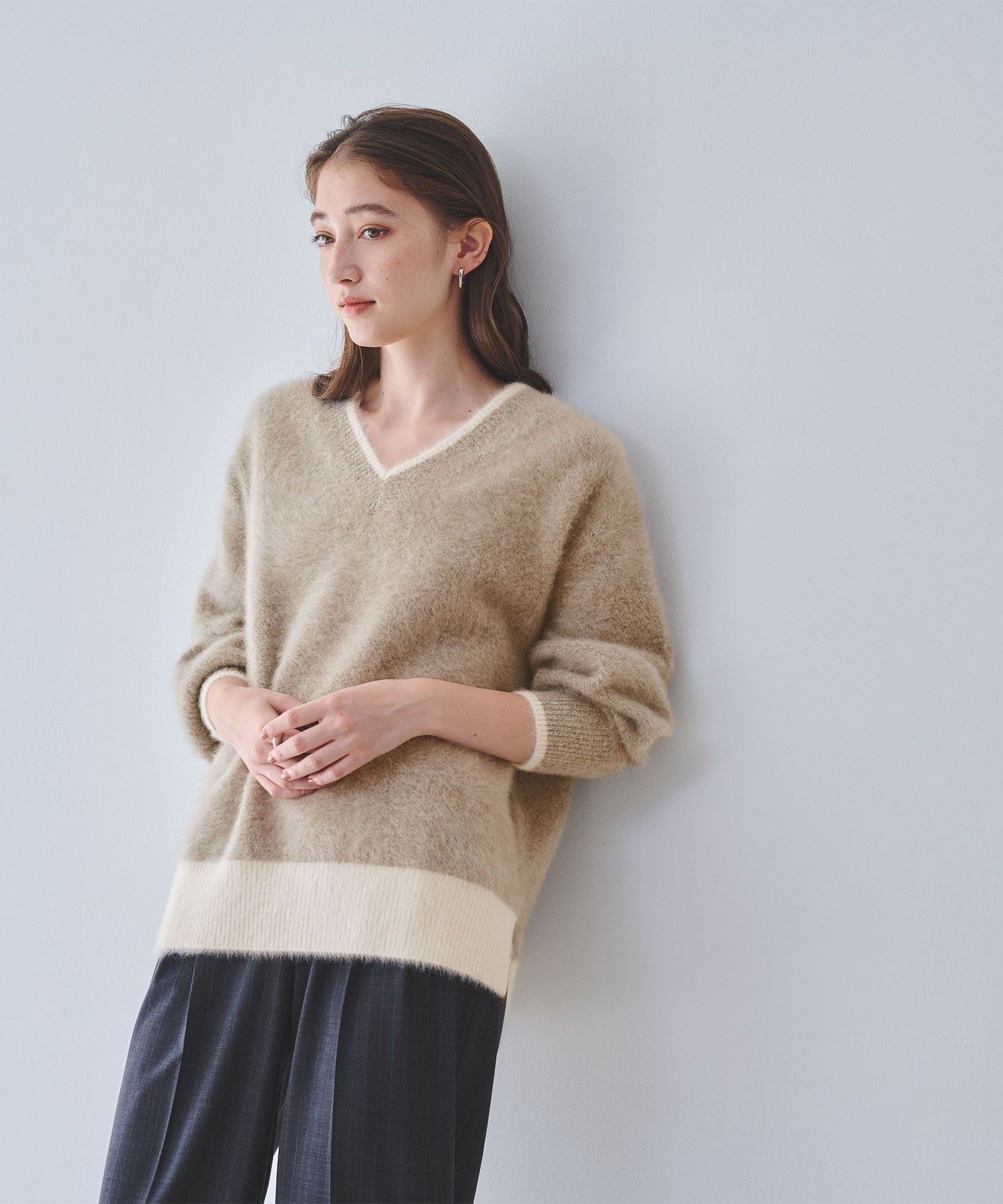 楽天市場】フォックスカシミヤ Vネック ニット UNITED ARROWS