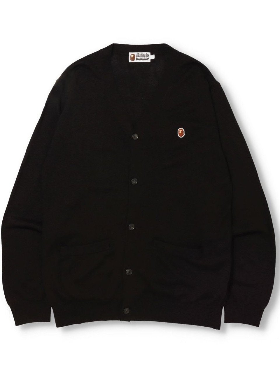 A Bathing Ape ニットカーディガン ブラック 楽天市場】アベイシングエイプ ニット カーディガン 黒色
