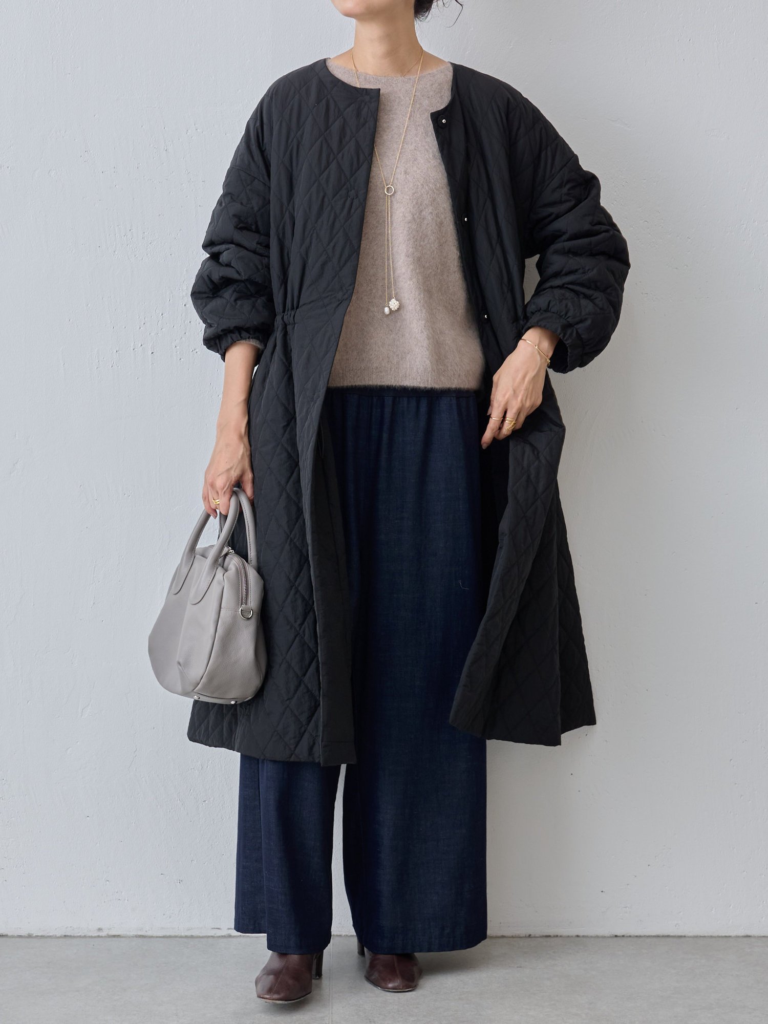 SALE／50%OFF】BEARDSLEY 《春にも活躍》バルーン袖キルトコート 
