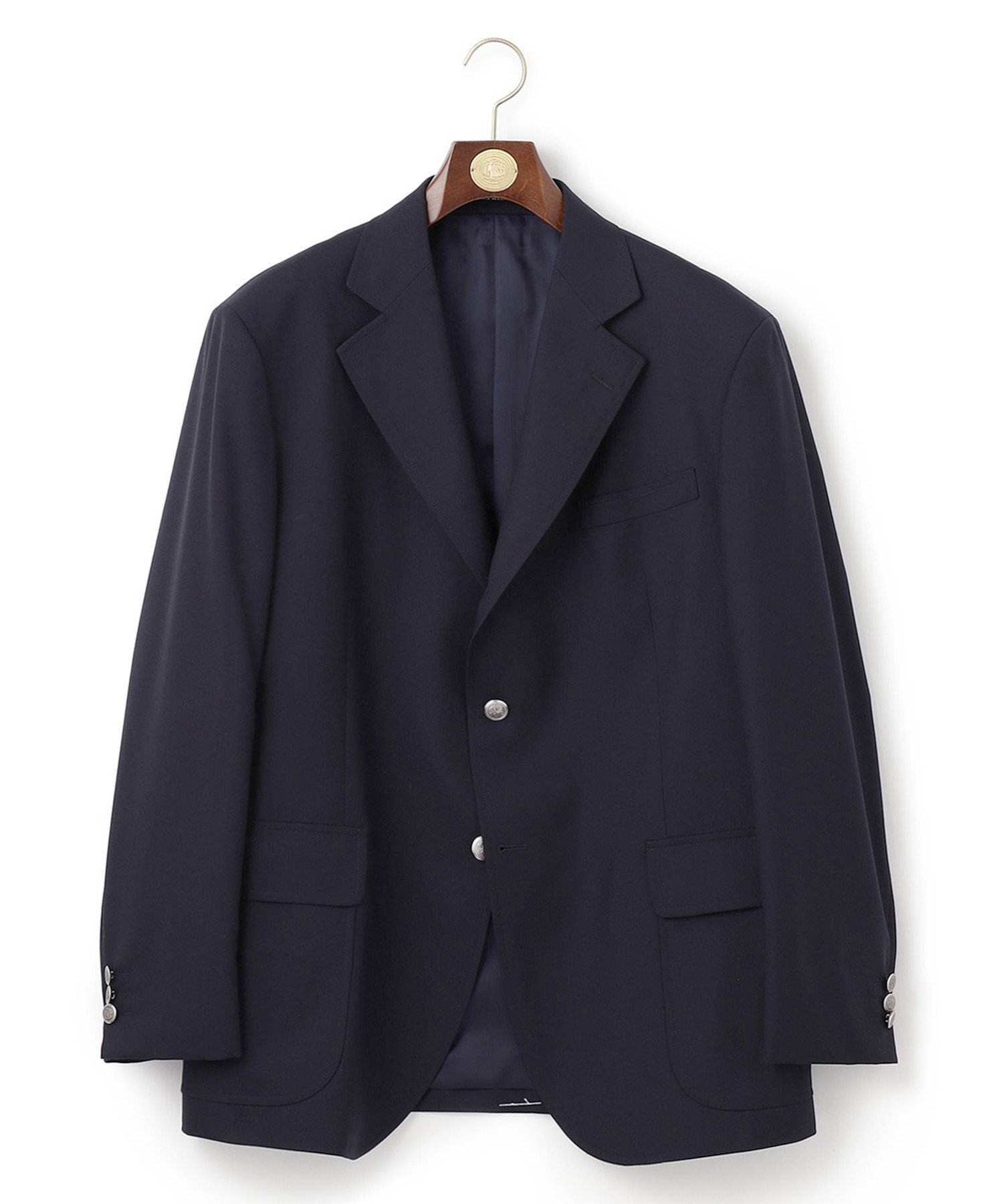 【美品】 【ペピンメリノウール 】 ジェイプレス テーラードジャケット M 紺 楽天市場】【J.PRESS BASIC】ペピンメリノサキソニー 紺ブレザー / 総