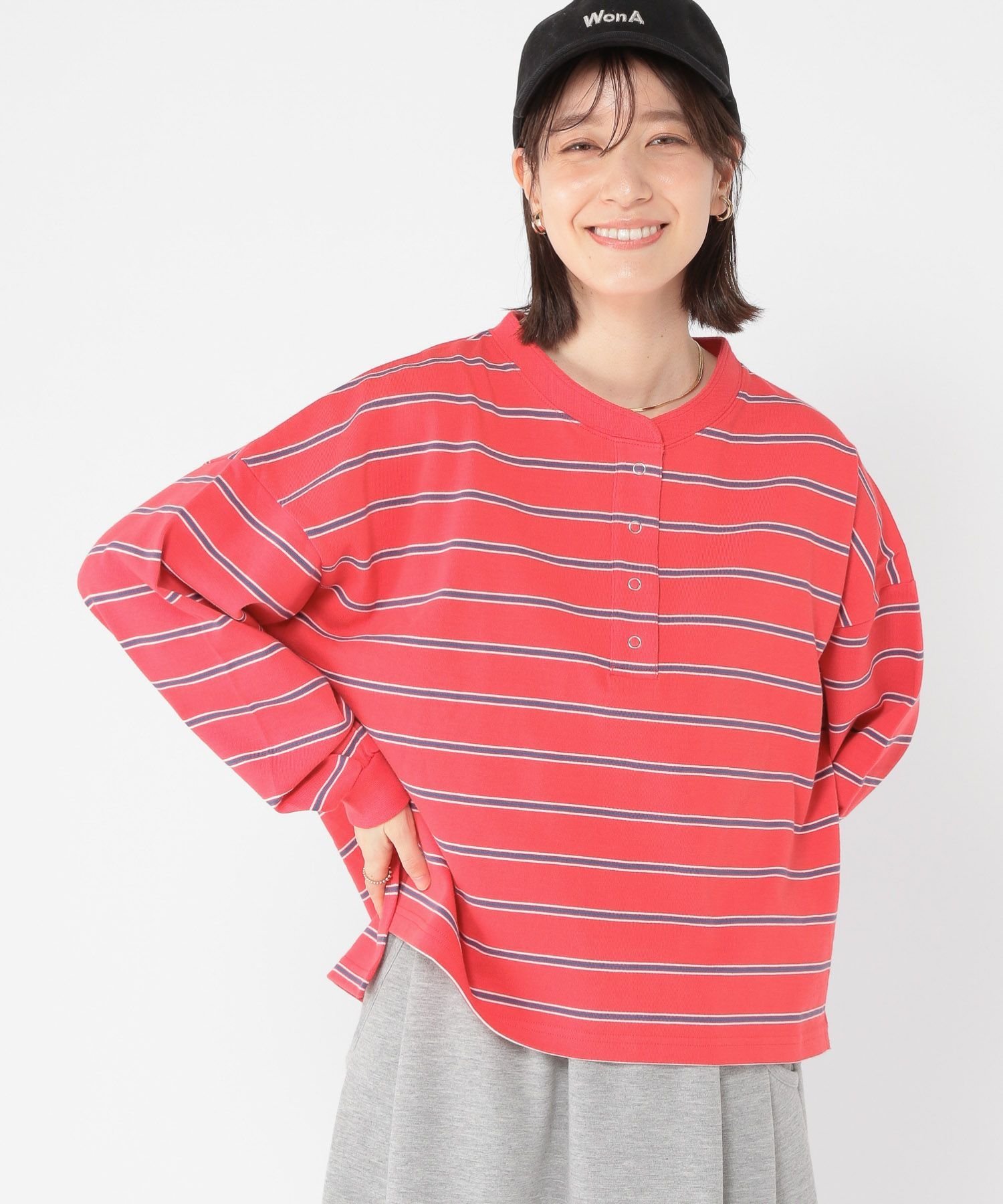 SALE／70%OFF】studio CLIP 【ONKUL掲載商品】ヘンリーネックマルチ