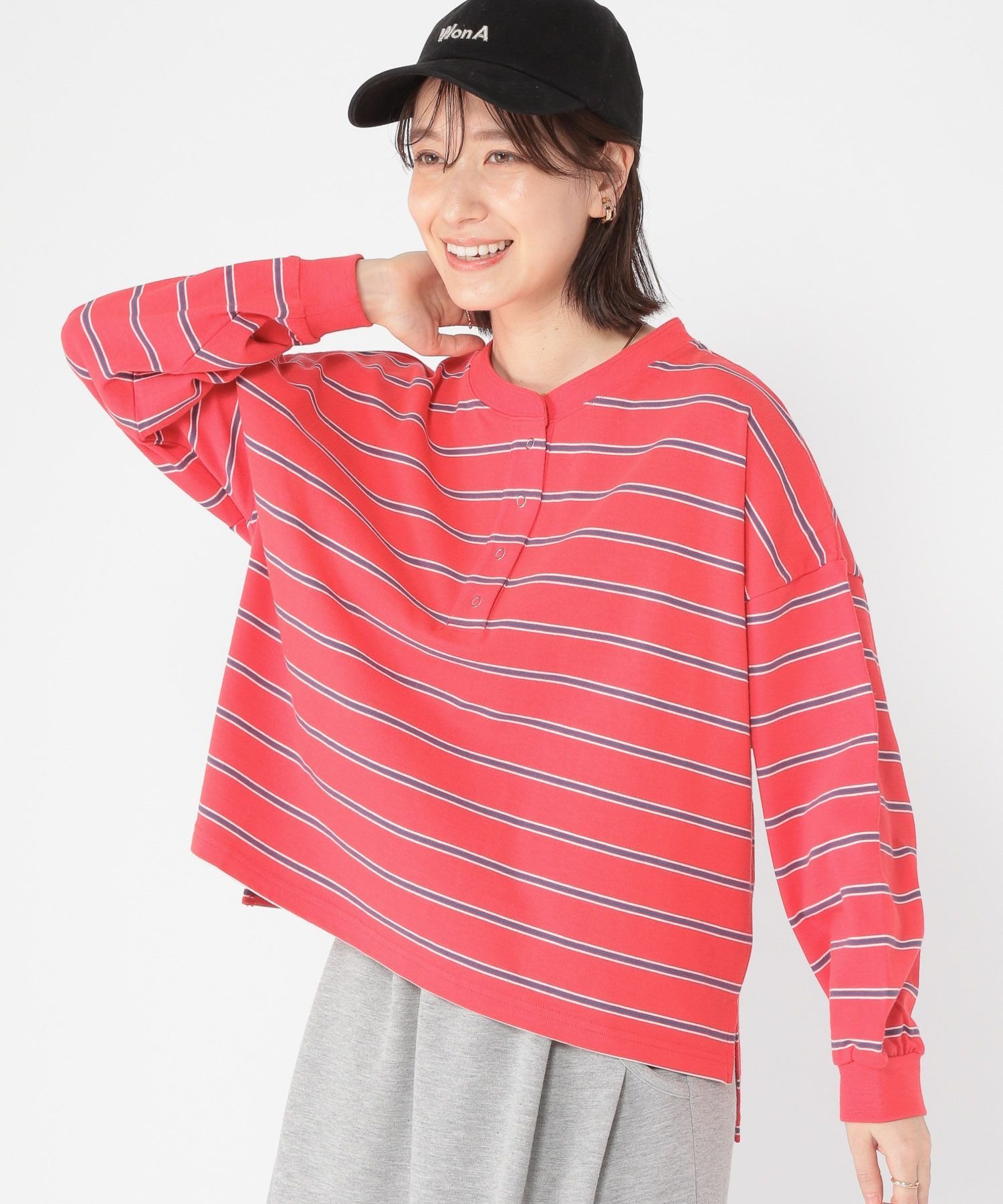 SALE／70%OFF】studio CLIP 【ONKUL掲載商品】ヘンリーネック