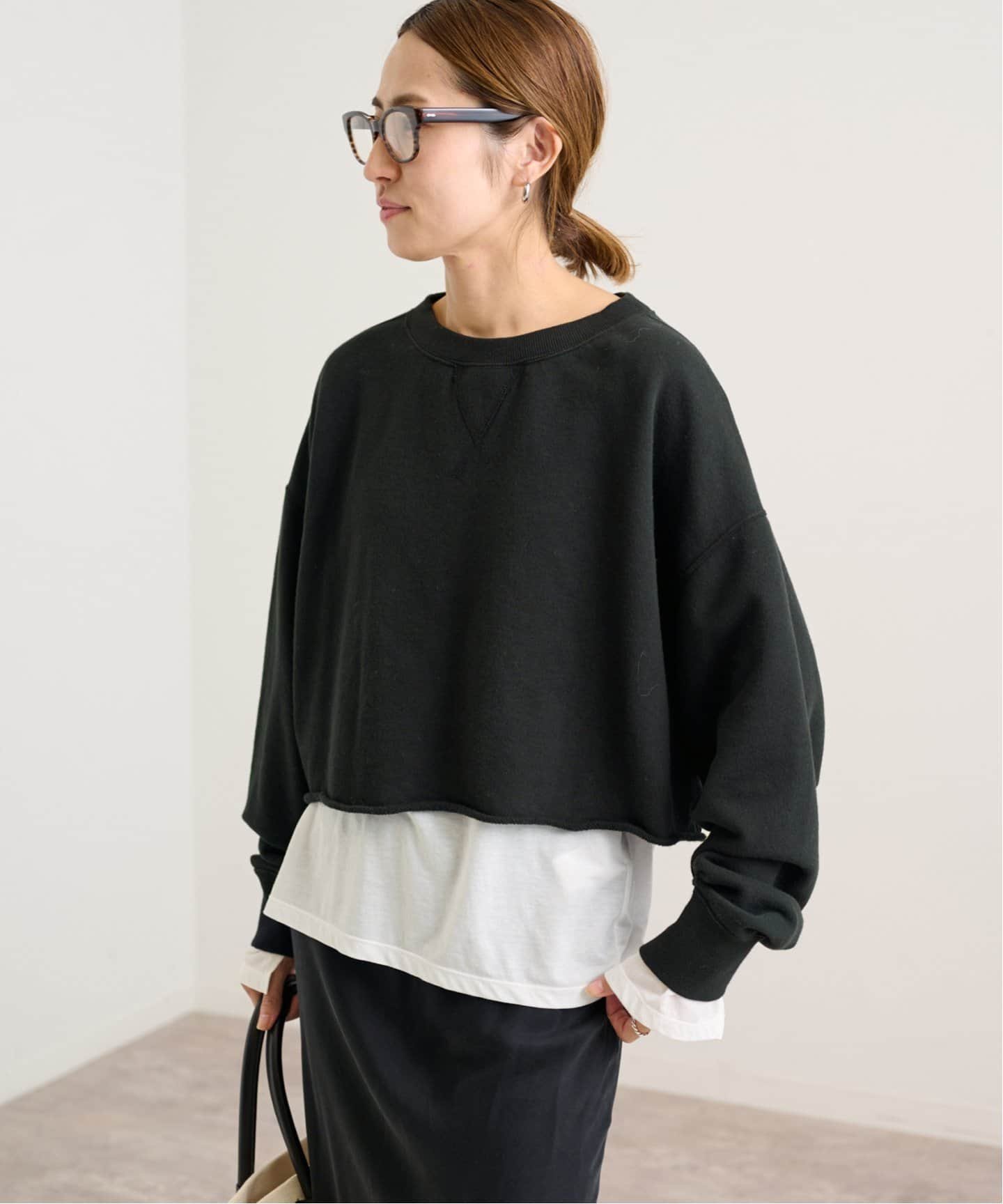 未使用FRAMeWORK♦︎長袖 トレーナー セントラルショートSWEAT 綿♦︎Ｆ SALE／30%OFF】FRAMeWORK セントラルショートSWEAT フレームワーク
