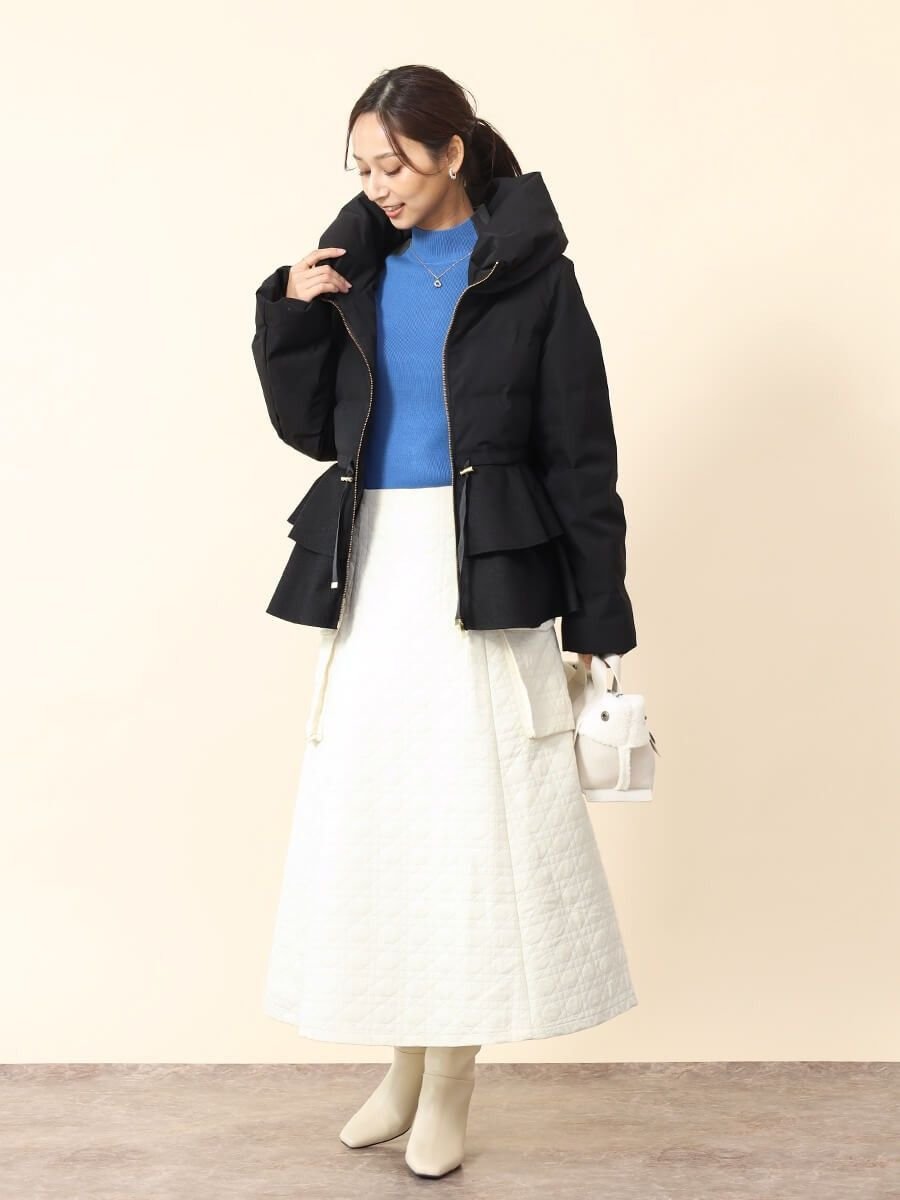SALE／29%OFF】FENNEL フレアペプラムダウンコート ヴァン ジャケット