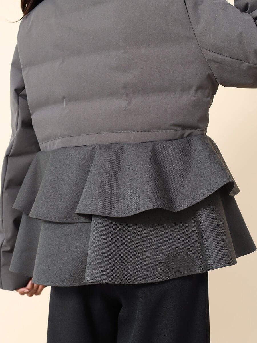 SALE／29%OFF】FENNEL フレアペプラムダウンコート ヴァン ジャケット