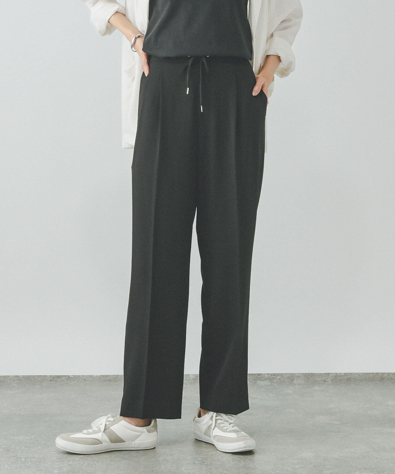 【SALE/10%OFF】GLOBAL WORK リラックススマートストレートパンツ/290010 グローバルワーク パンツ その他のパンツ ネイビー ブルー ブラック ブラウン【送料無料】