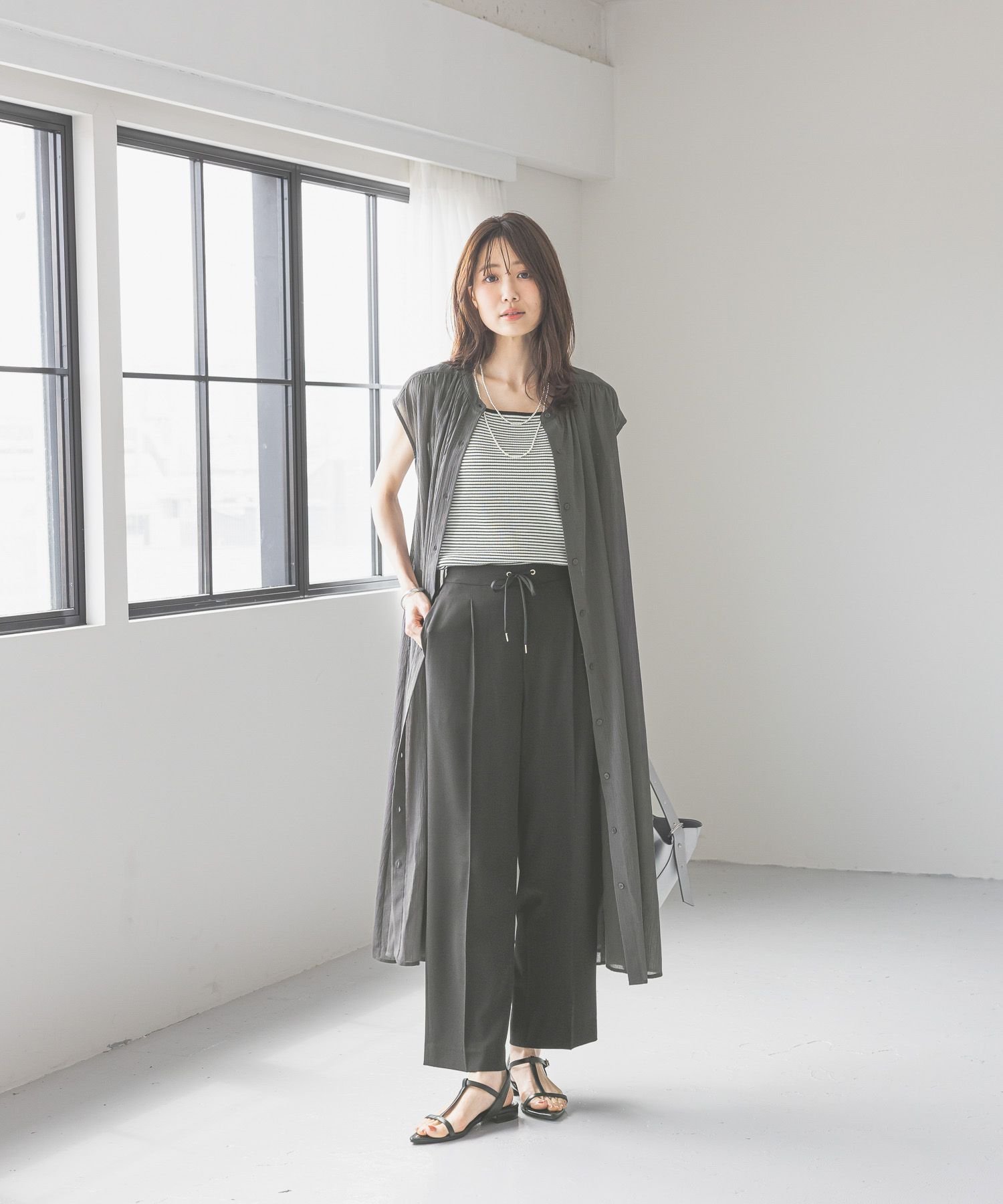 【SALE/10%OFF】GLOBAL WORK リラックススマートストレートパンツ/290010 グローバルワーク パンツ その他のパンツ ネイビー ブルー ブラック ブラウン【送料無料】