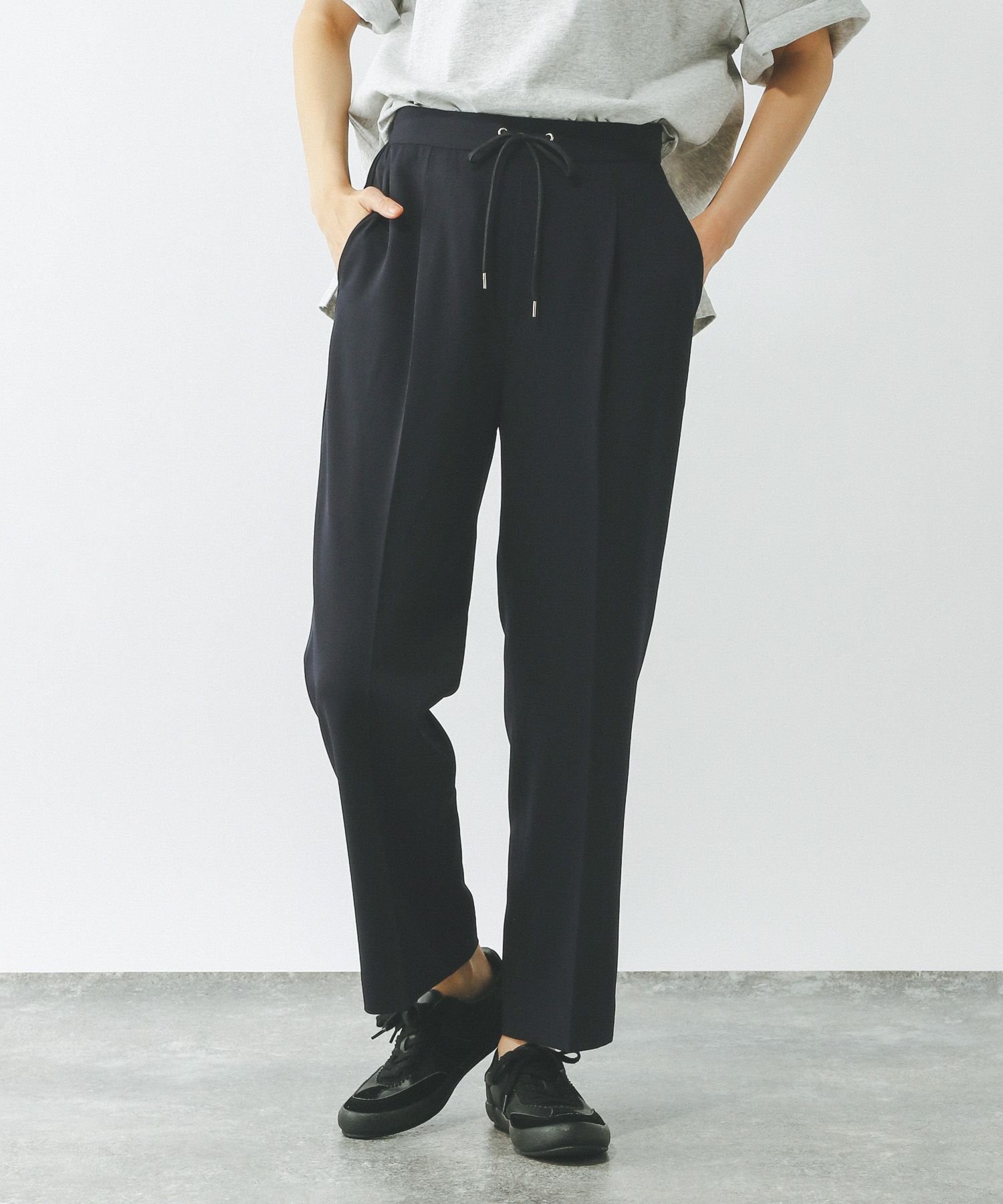 【SALE/10%OFF】GLOBAL WORK リラックススマートストレートパンツ/290010 グローバルワーク パンツ その他のパンツ ネイビー ブルー ブラック ブラウン【送料無料】