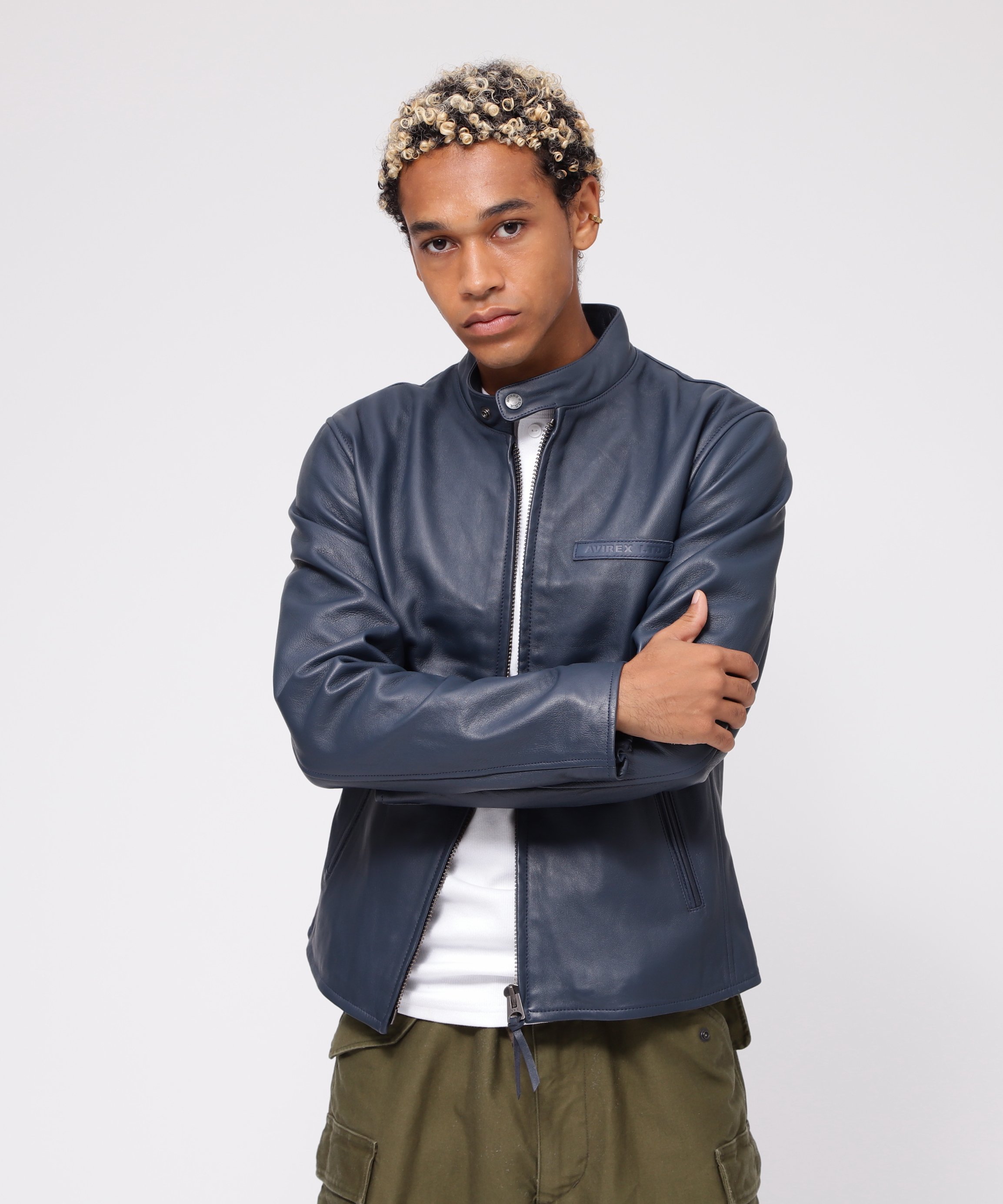 新品 アリジ ALYSI レザージャケット 42 EJK367 Lサイズ 羊革 ALYSI