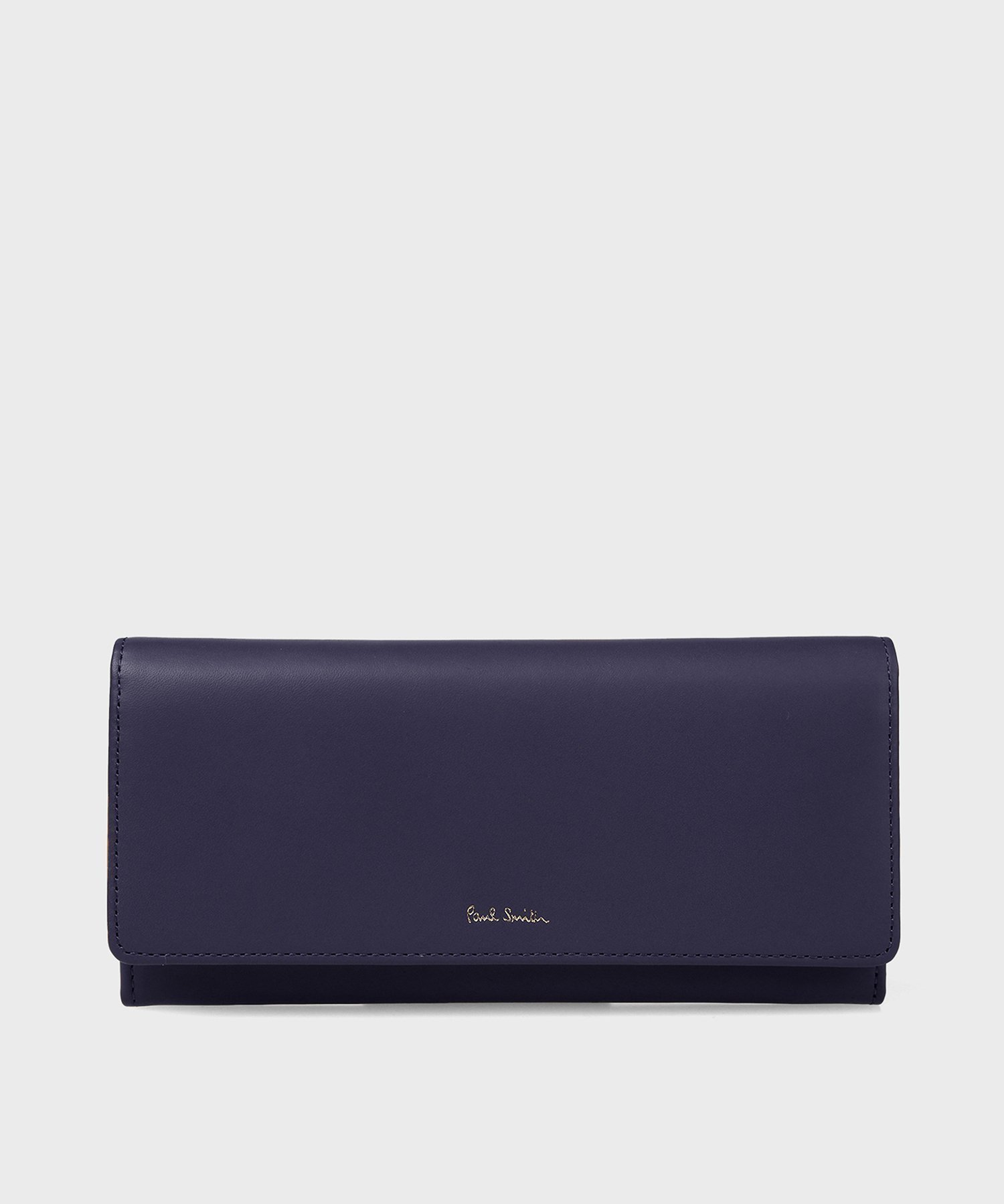 【未使用品】ポールスミス 長財布 中古・古着通販】PAUL SMITH (ポールスミス) 長財布 ネイビー
