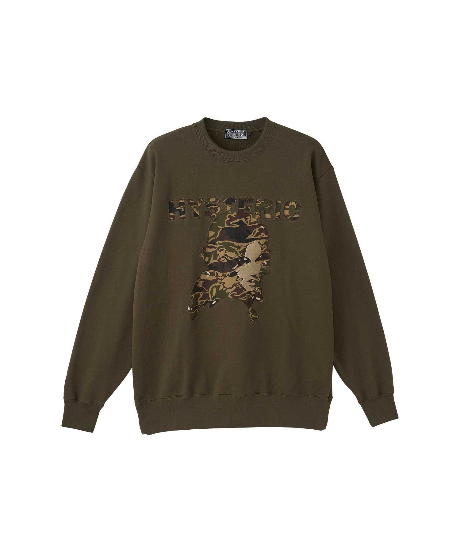 HYSTERICGLAMOURスウェット　ドロップショルダー　ヒスガール　L相当 HYSTERIC GLAMOUR｜ヒステリックグラマーのスウェット通販 - ZOZOTOWN