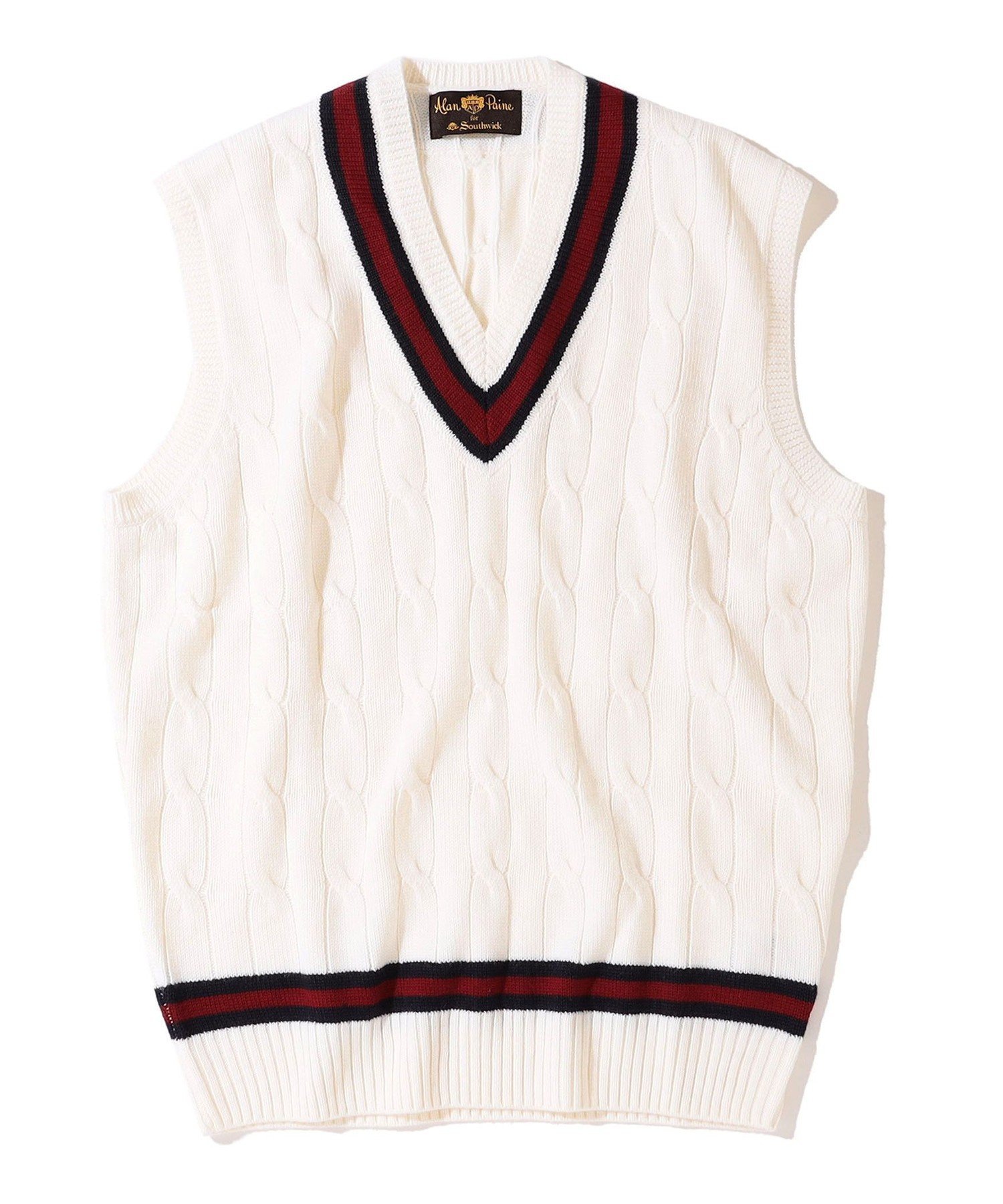 ALAN PAINE/クリケットセーター/新品/タグ付き/アランペイン ALAN PAINE Cotton Cricket Sweater | NEWS - AlanPaine(アラン