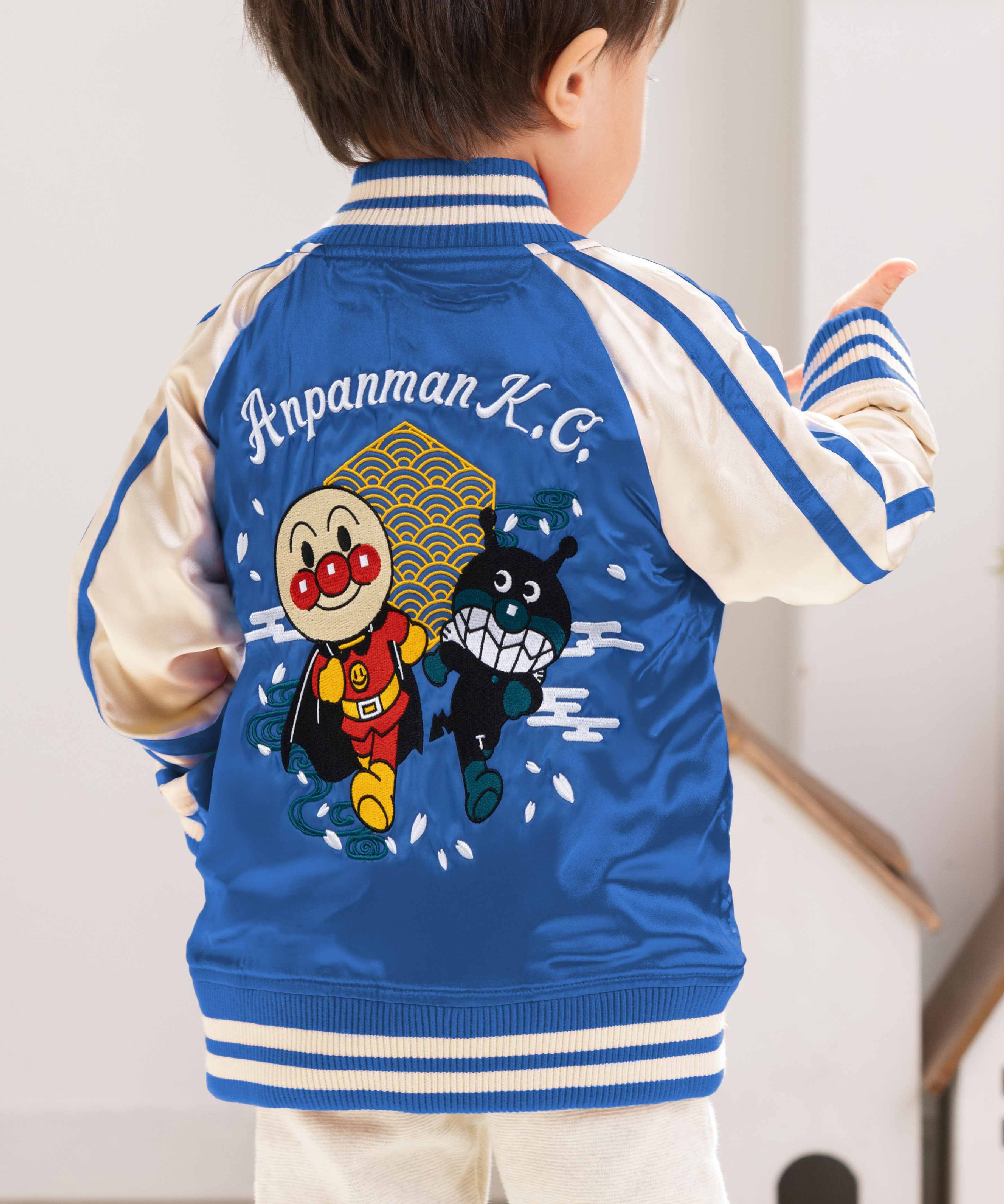 ジャムおじさん バイク スカジャン アンパンマンキッズコレクション ジャムおじさんバイクスカジャン 大人｜アイテム｜アンパンマン