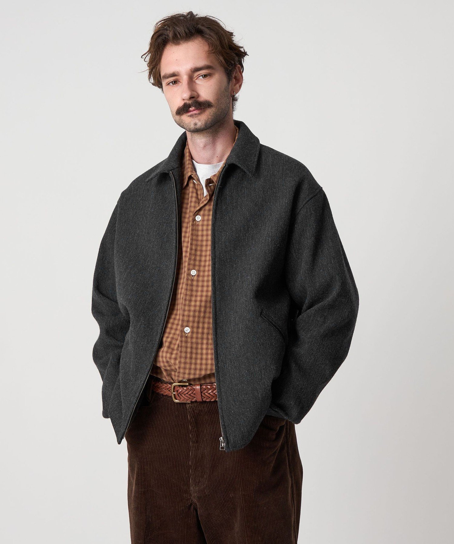 楽天市場】＜Steven Alan＞ シボ シープレザー ワーク ブルゾン Steven