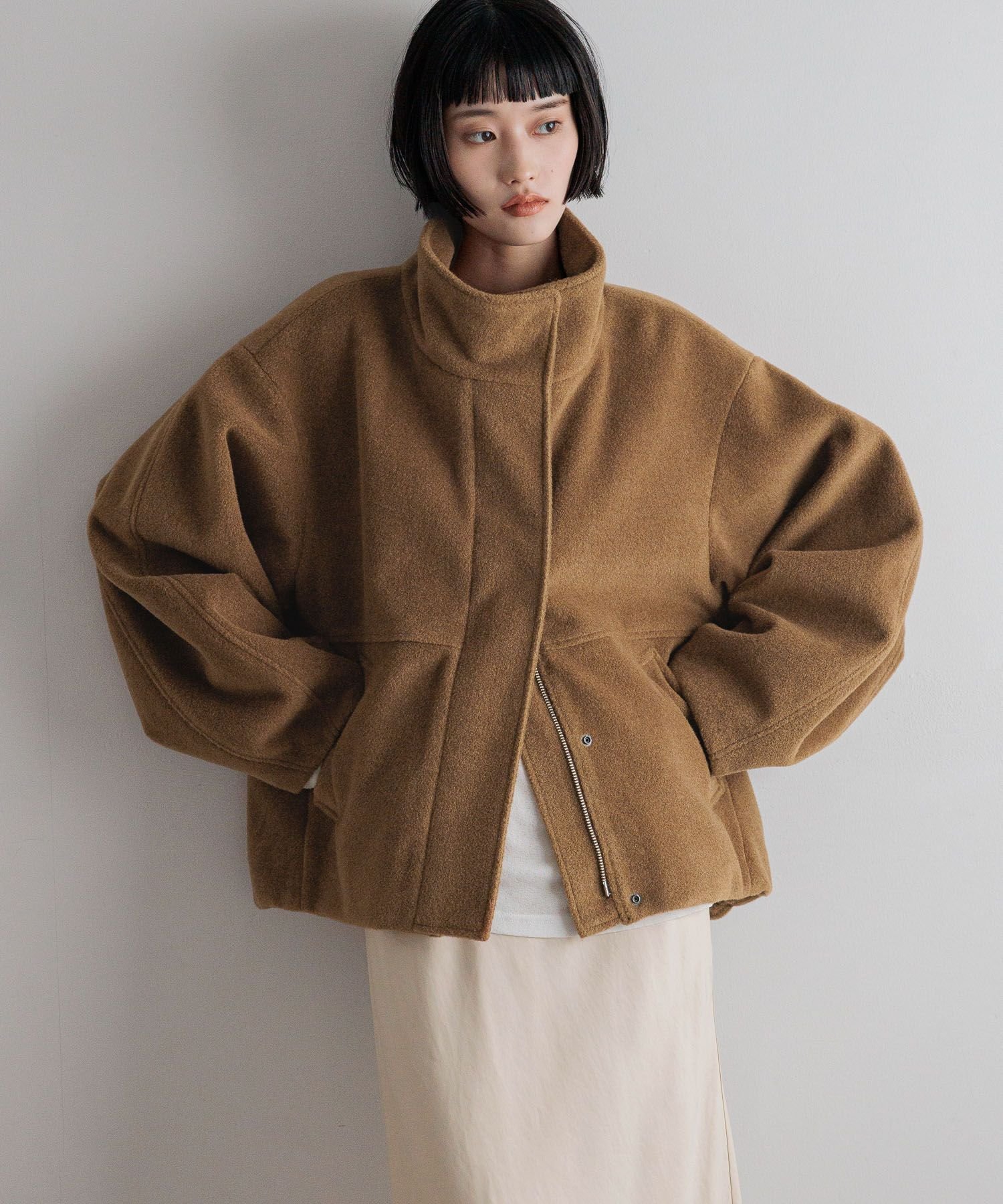 LOWRYSFARM ウーリーテックスタンドブルゾン グレー LOWRYS FARM ウーリーテックスタンドブルゾン グレー - メルカリ