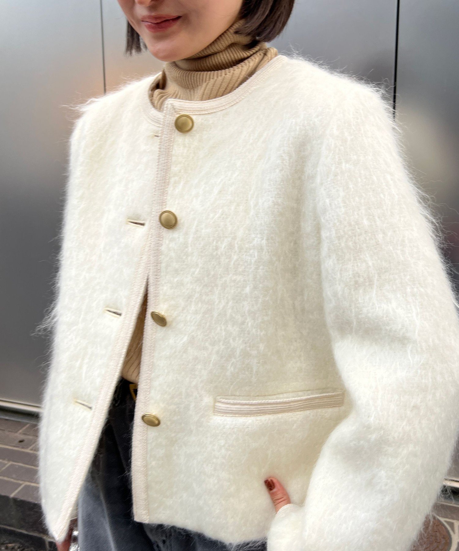 SALE／50%OFF】NOLLEY'S ◇【WEB限定】モヘアシャギーPREMIUM