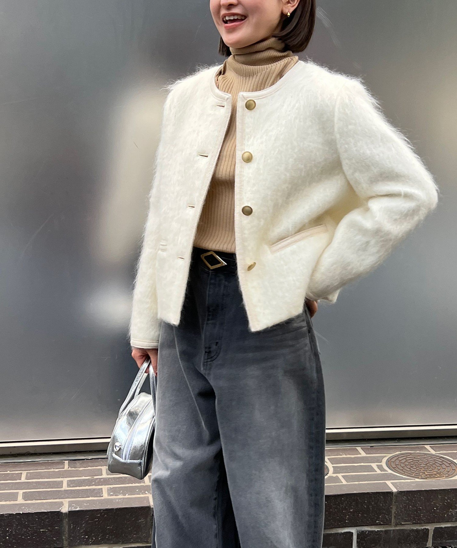 SALE／50%OFF】NOLLEY'S ◇【WEB限定】モヘアシャギーPREMIUM
