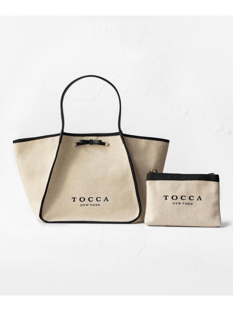 TOCCA TRIM RIBBON TOTE トートバッグ トッカ バッグ トートバッグ