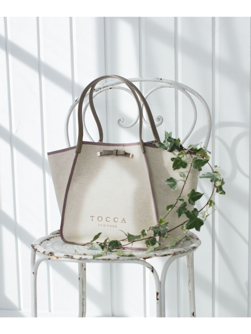 TOCCA TRIM RIBBON TOTE トートバッグ トッカ バッグ トートバッグ