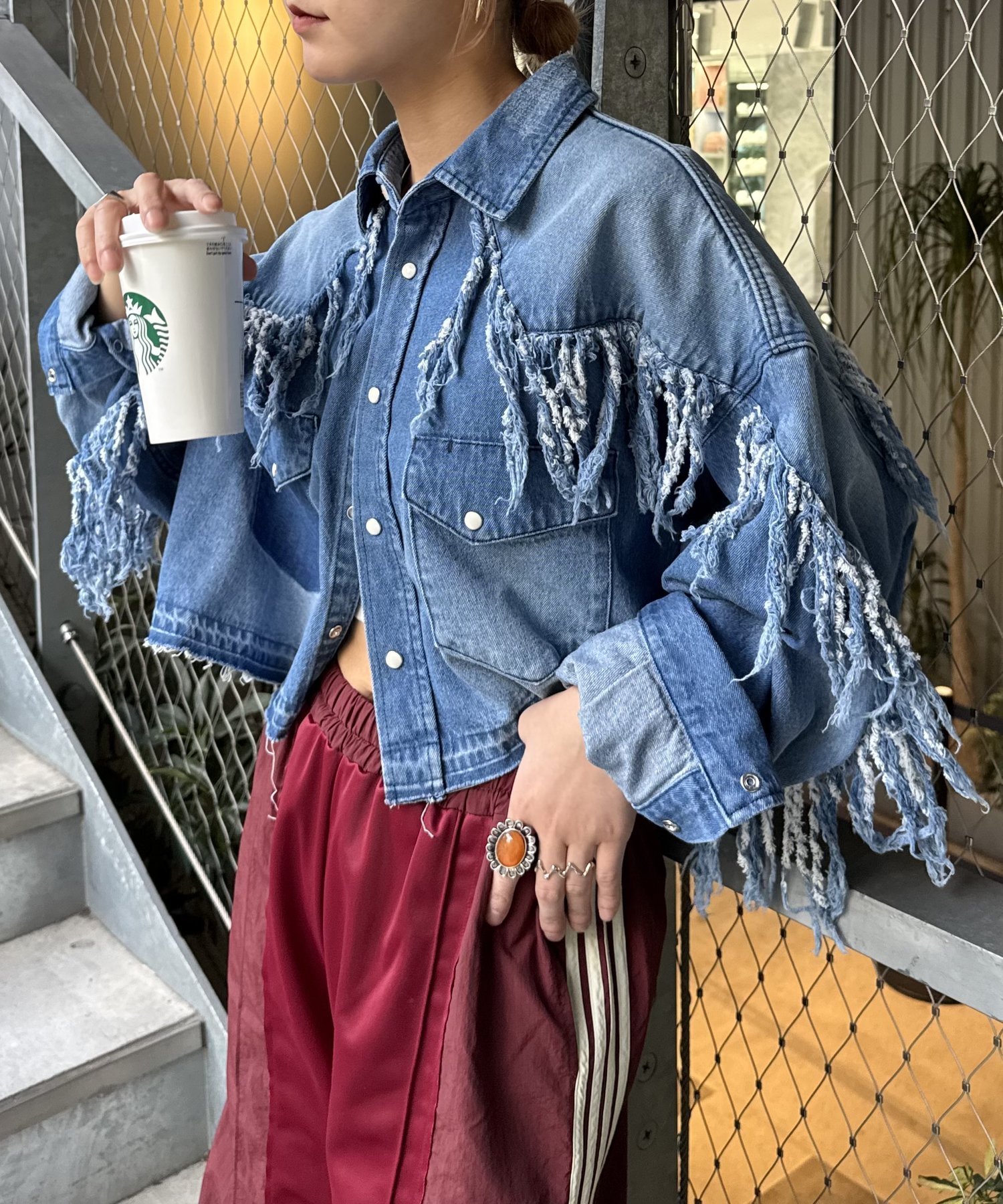 楽天市場】CIAOPANIC TYPY 【etsinta】リメイクデニムショップコート