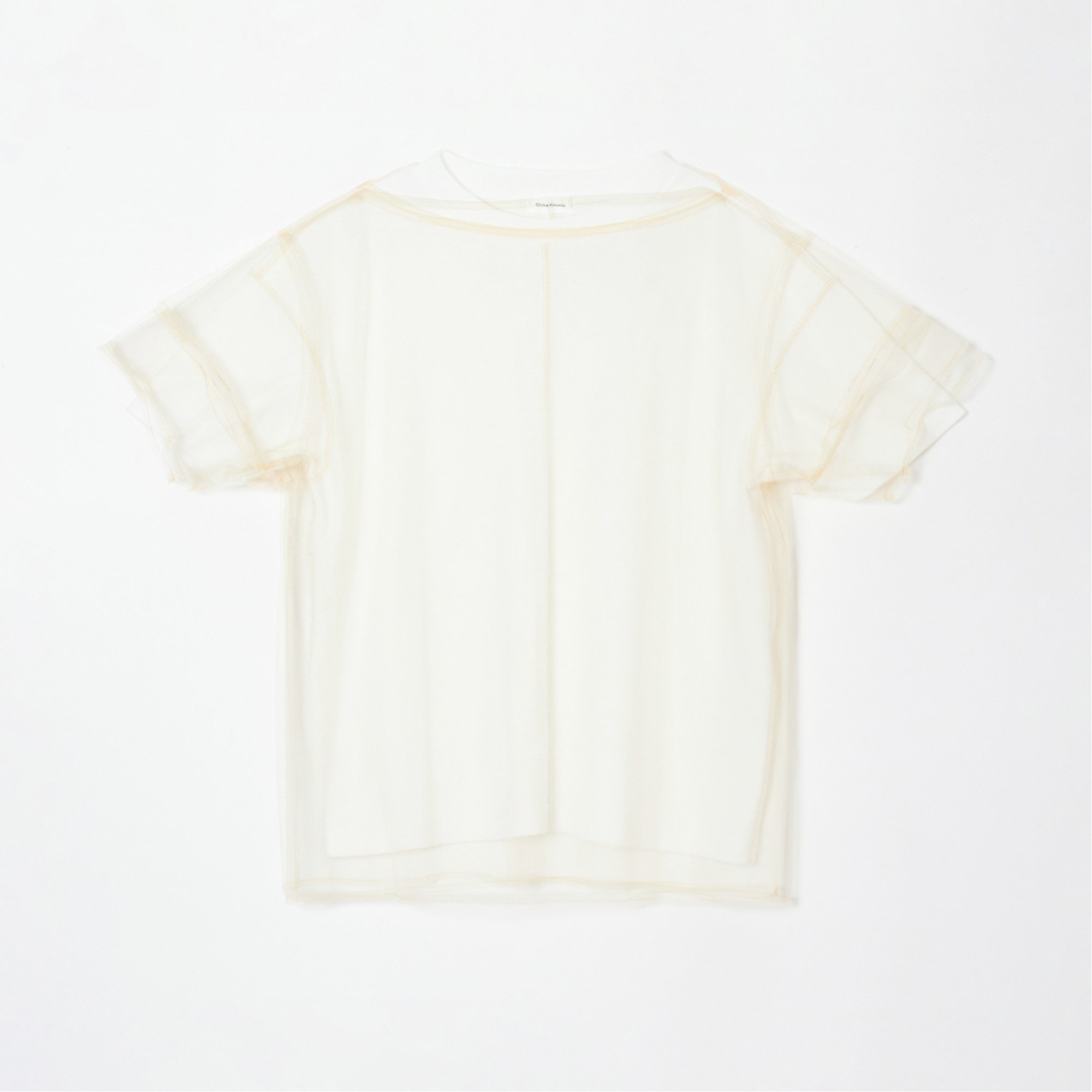 Chika Kisada チュール重ねTシャツ チカ キサダ トップス カットソー 