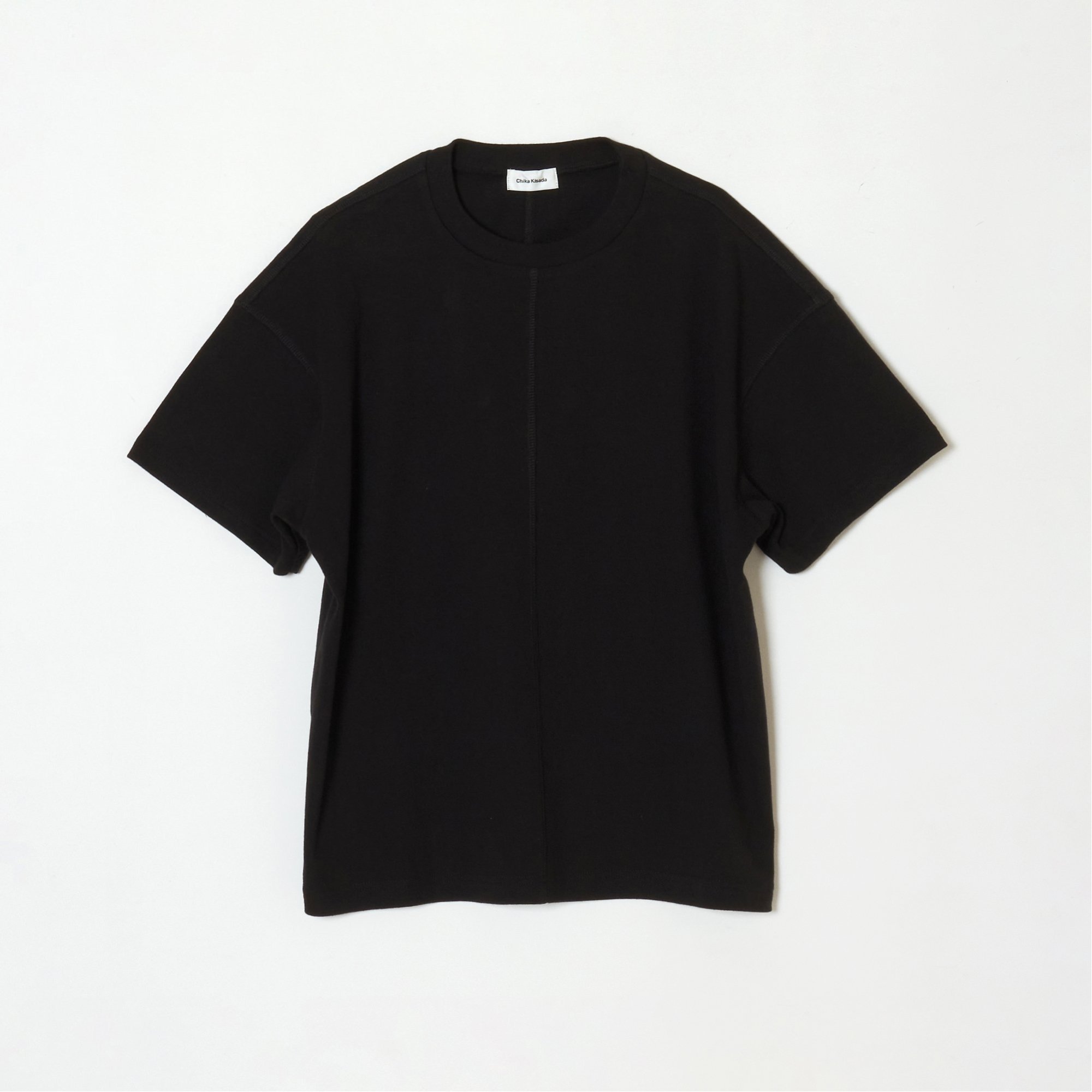 Chika Kisada Tシャツxコットンプリーツ切替ワンピース　ブラック 0431333287637cl_75?$VS_1500$