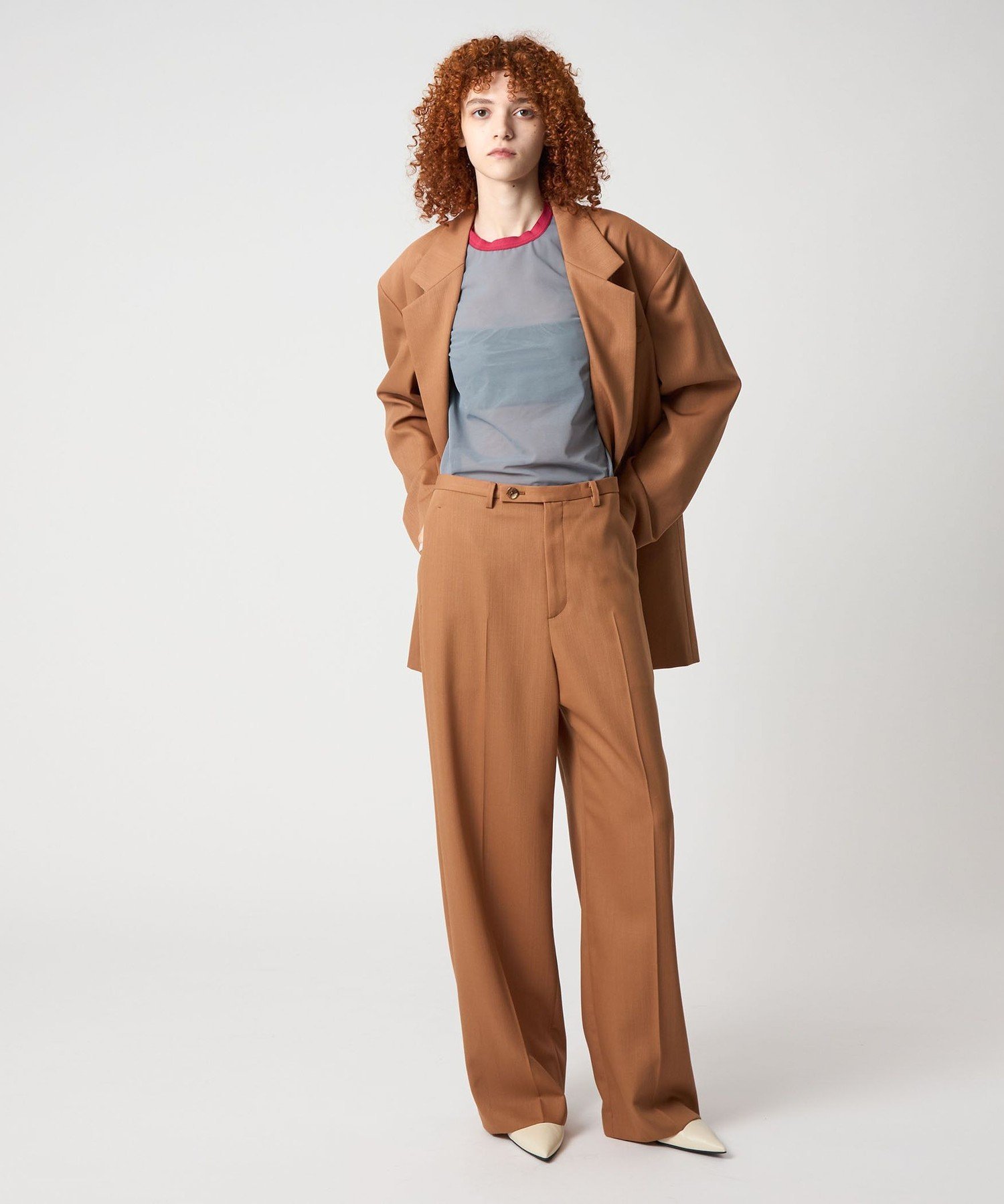 楽天市場】＜6(ROKU)＞RAYON WOOL PANTS/パンツ 6(ROKU