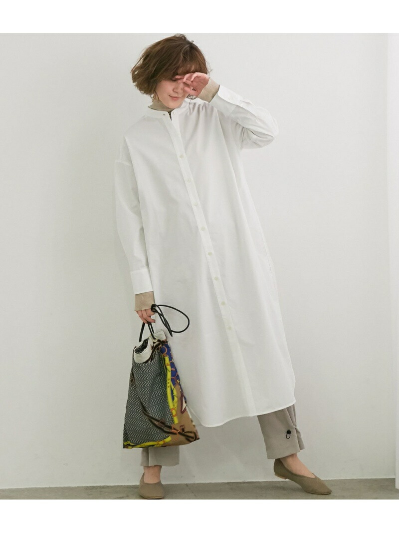 楽天市場 Sale 15 Off True Cotton シャツワンピース Rope Picnic ロペピクニック ワンピース シャツワンピース ホワイト ベージュ グリーン Rba E 送料無料 Rakuten Fashion Rope Picnic ロペピクニック