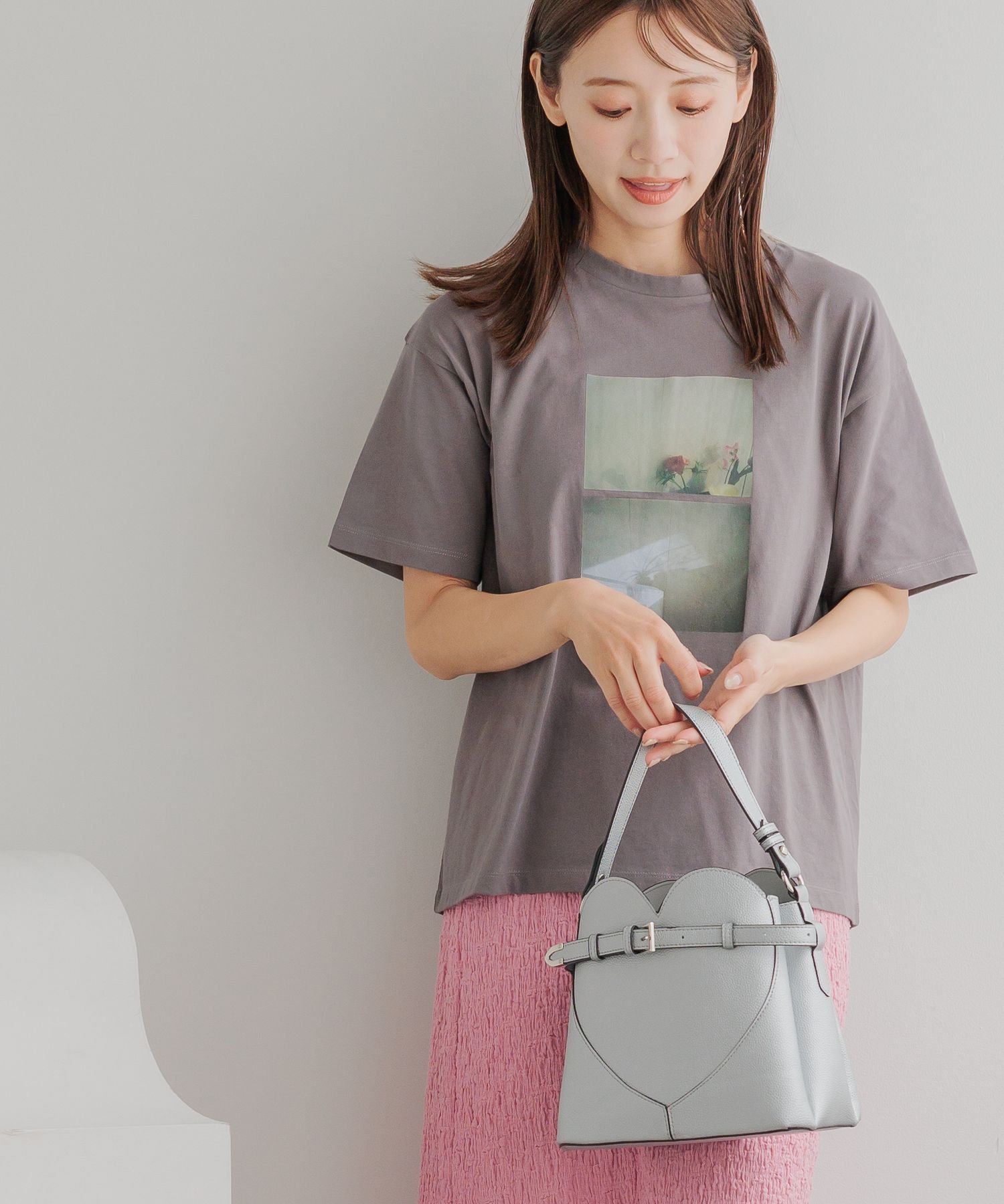 mysty woman 【上西星来さん着用アイテム】ハートモチーフベルトBAG 